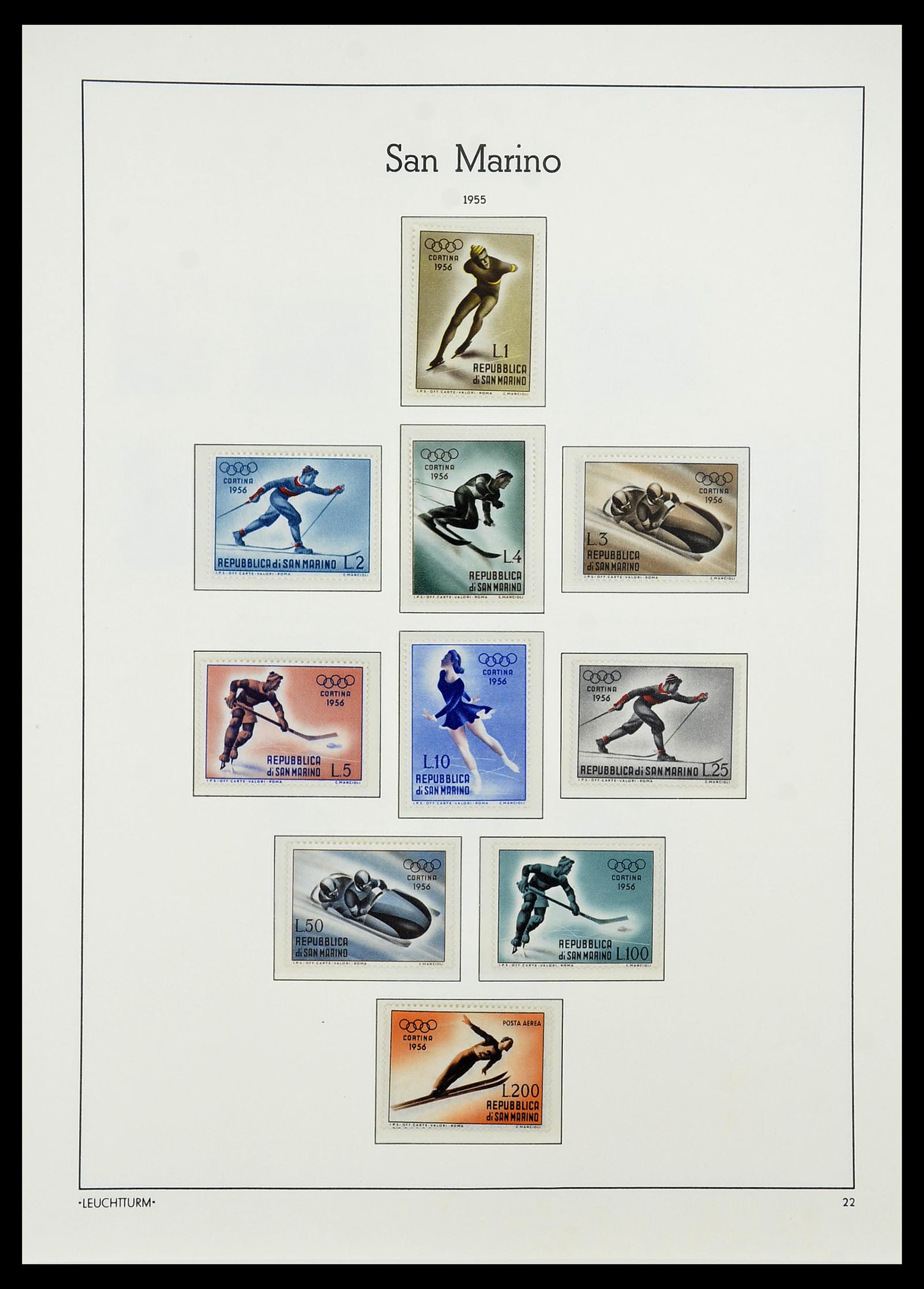 34243 057 - Postzegelverzameling 34243 San Marino 1877-2008.