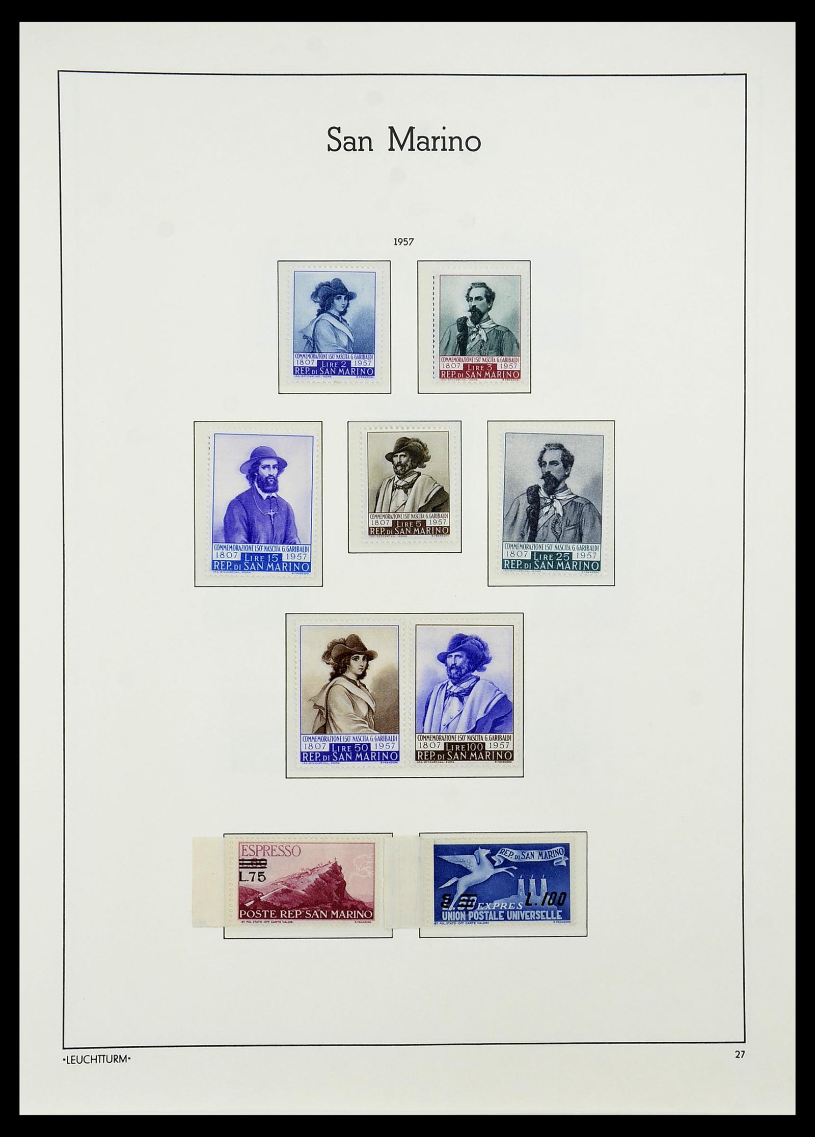 34243 062 - Postzegelverzameling 34243 San Marino 1877-2008.