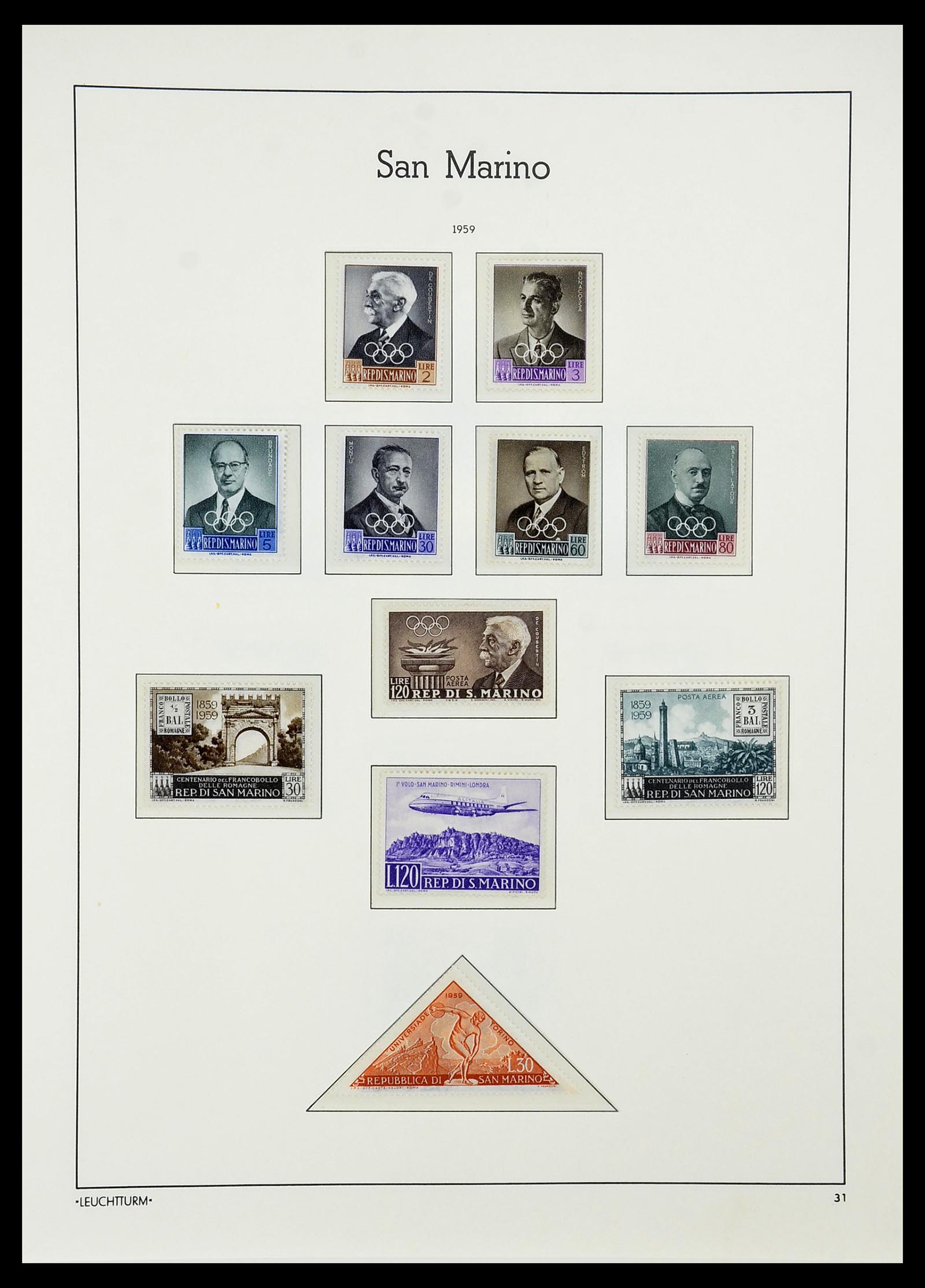 34243 066 - Postzegelverzameling 34243 San Marino 1877-2008.