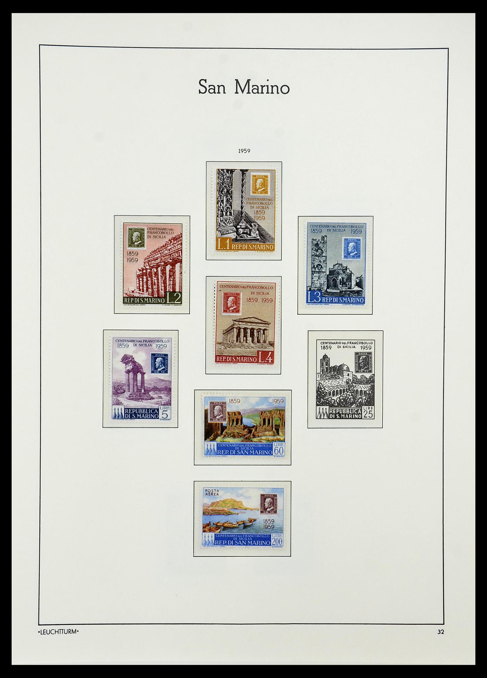 34243 067 - Stamp collection 34243 San Marino 1877-2008.