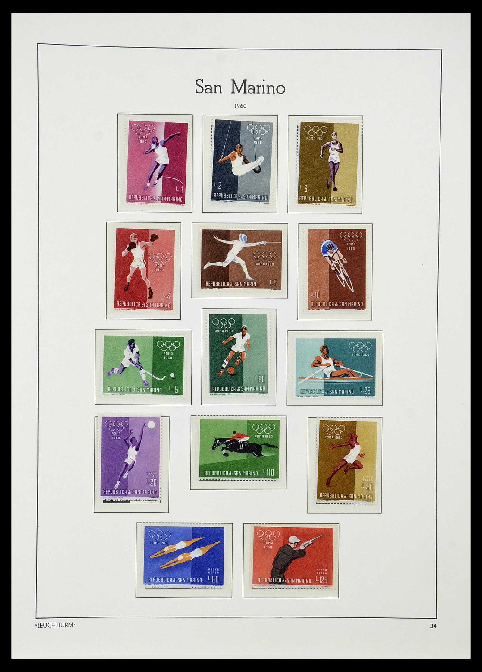 34243 069 - Postzegelverzameling 34243 San Marino 1877-2008.