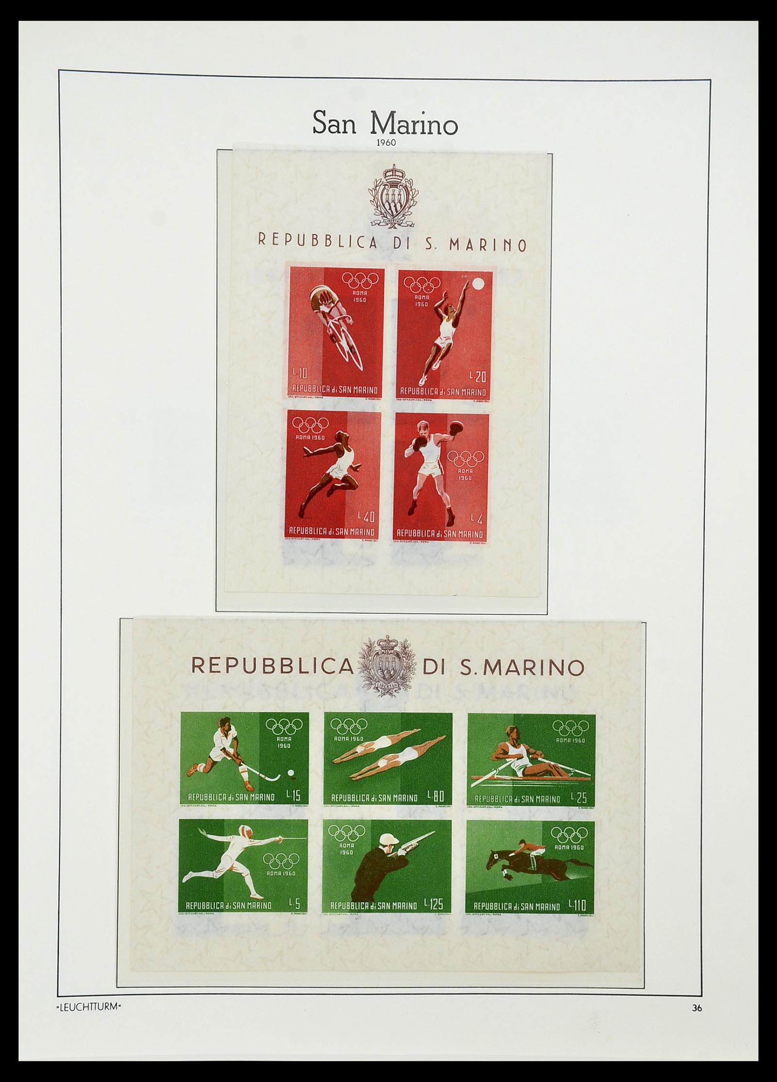 34243 071 - Postzegelverzameling 34243 San Marino 1877-2008.