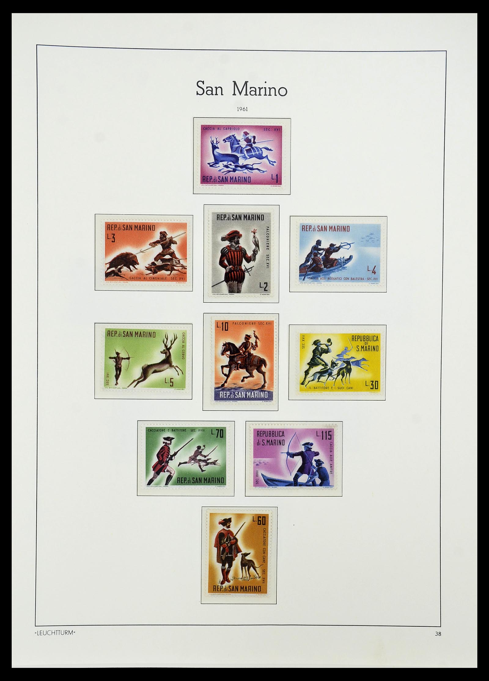 34243 073 - Postzegelverzameling 34243 San Marino 1877-2008.