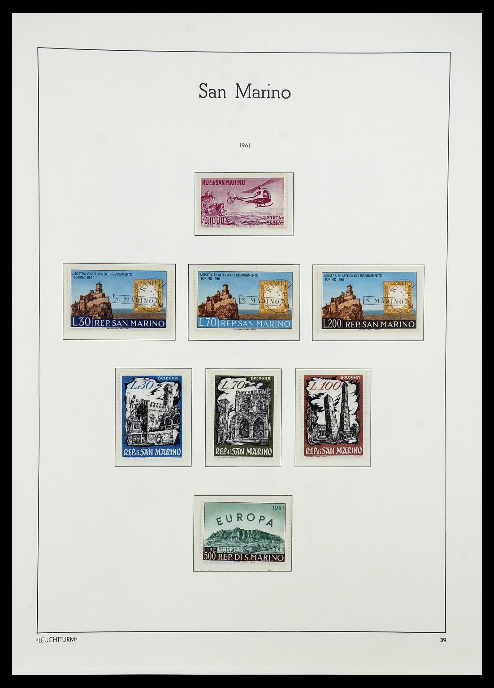 34243 074 - Postzegelverzameling 34243 San Marino 1877-2008.