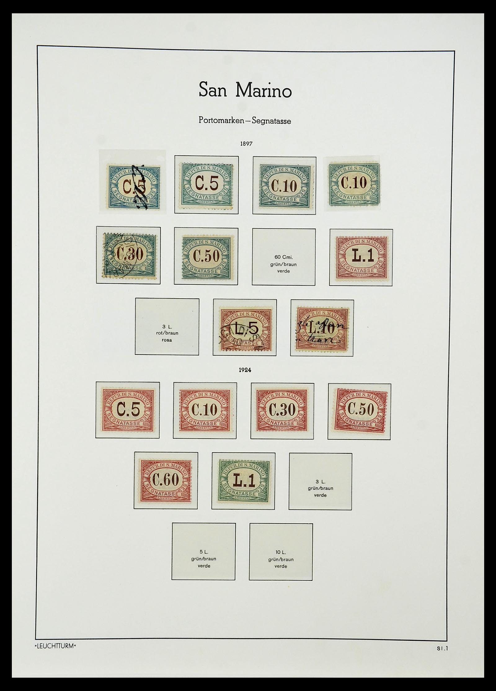 34243 075 - Postzegelverzameling 34243 San Marino 1877-2008.
