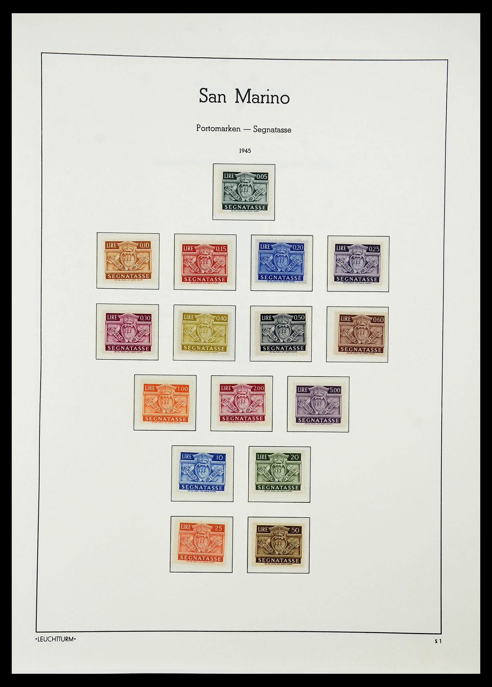 34243 079 - Postzegelverzameling 34243 San Marino 1877-2008.