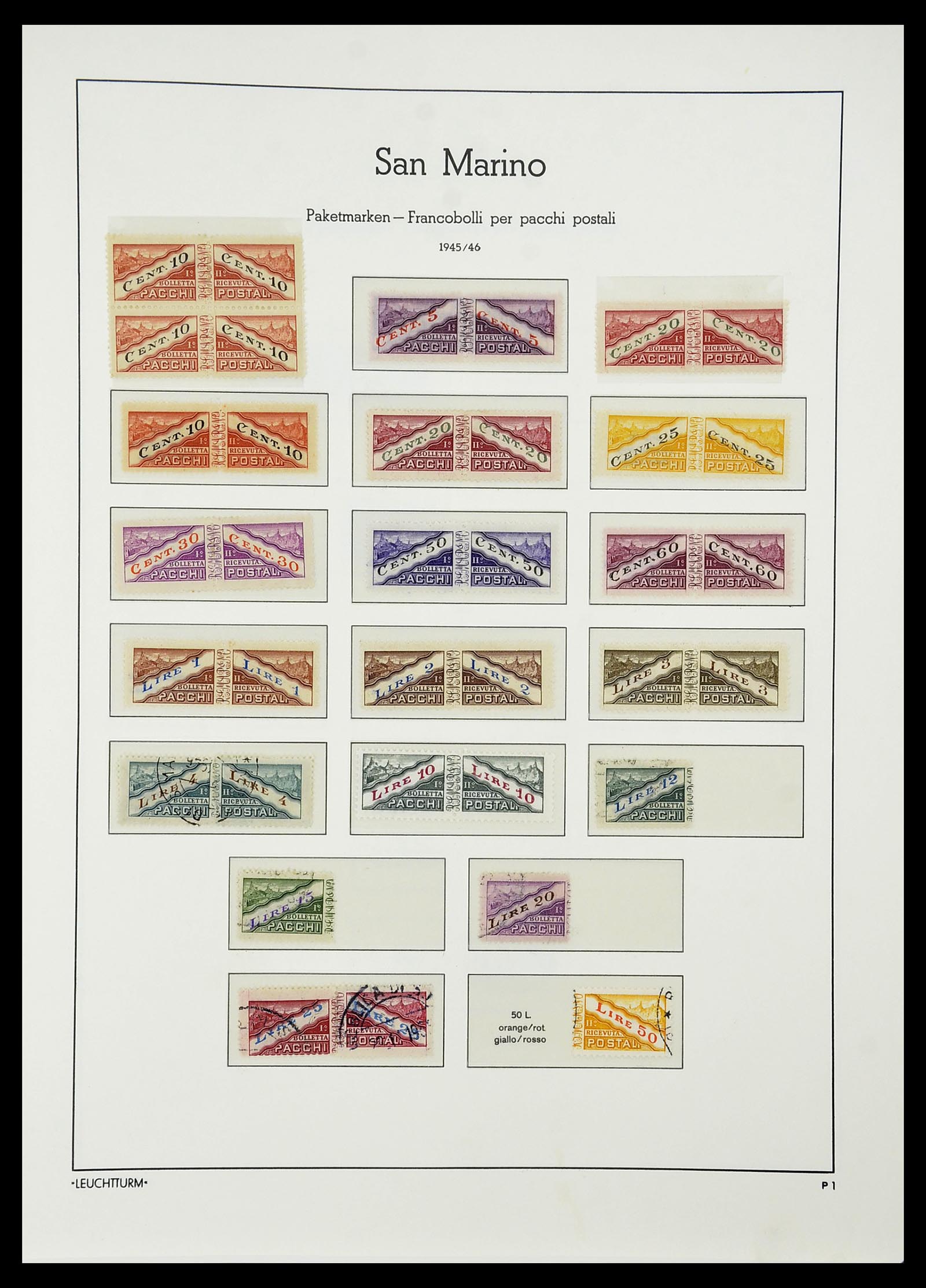 34243 081 - Postzegelverzameling 34243 San Marino 1877-2008.