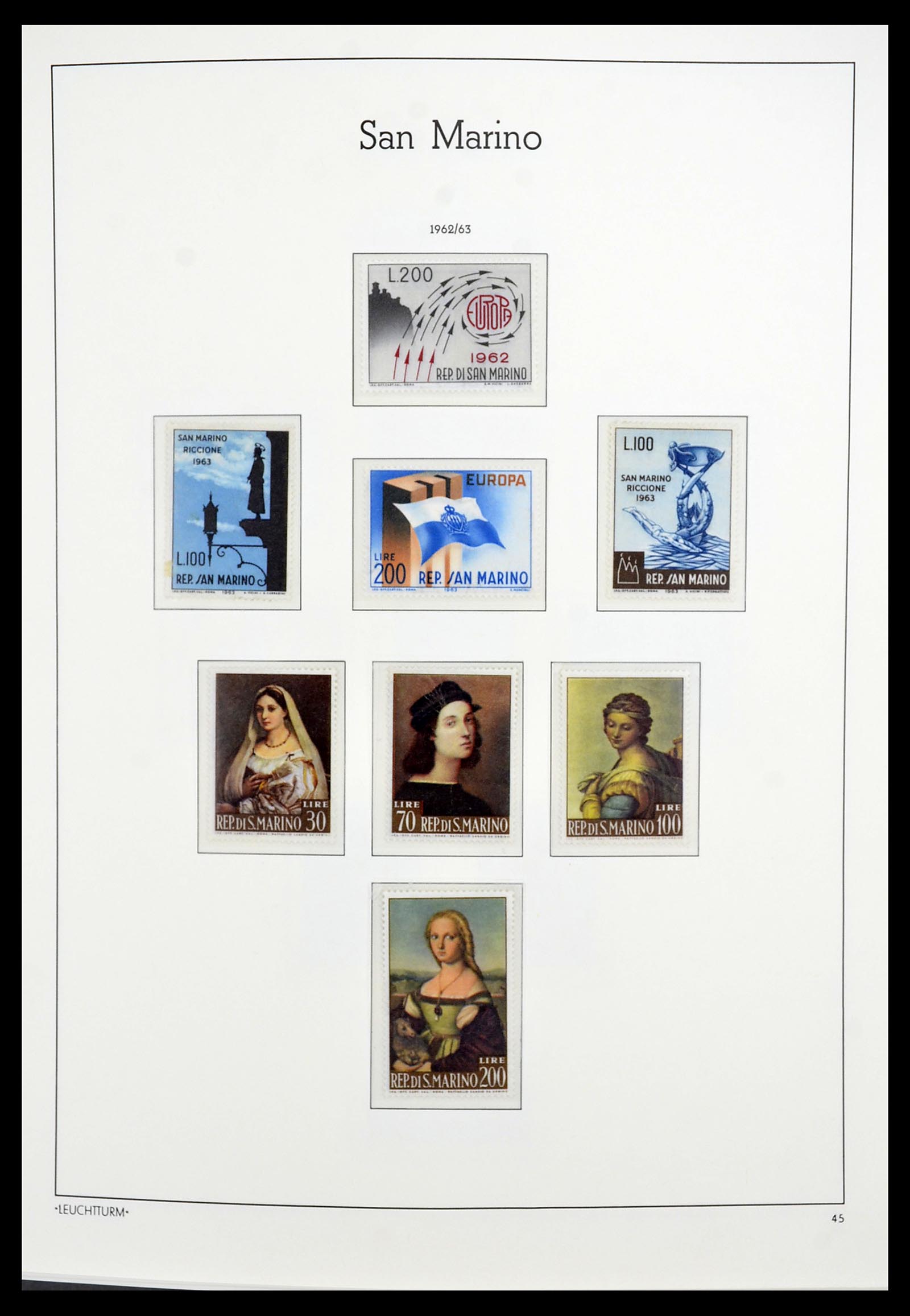 34243 089 - Stamp collection 34243 San Marino 1877-2008.