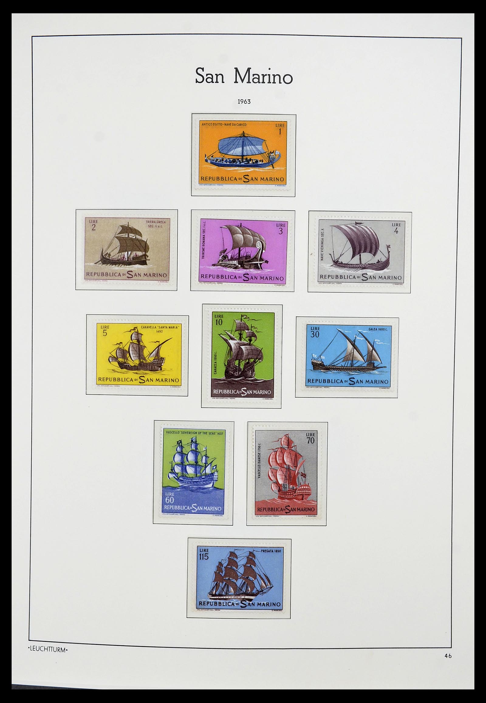 34243 090 - Stamp collection 34243 San Marino 1877-2008.