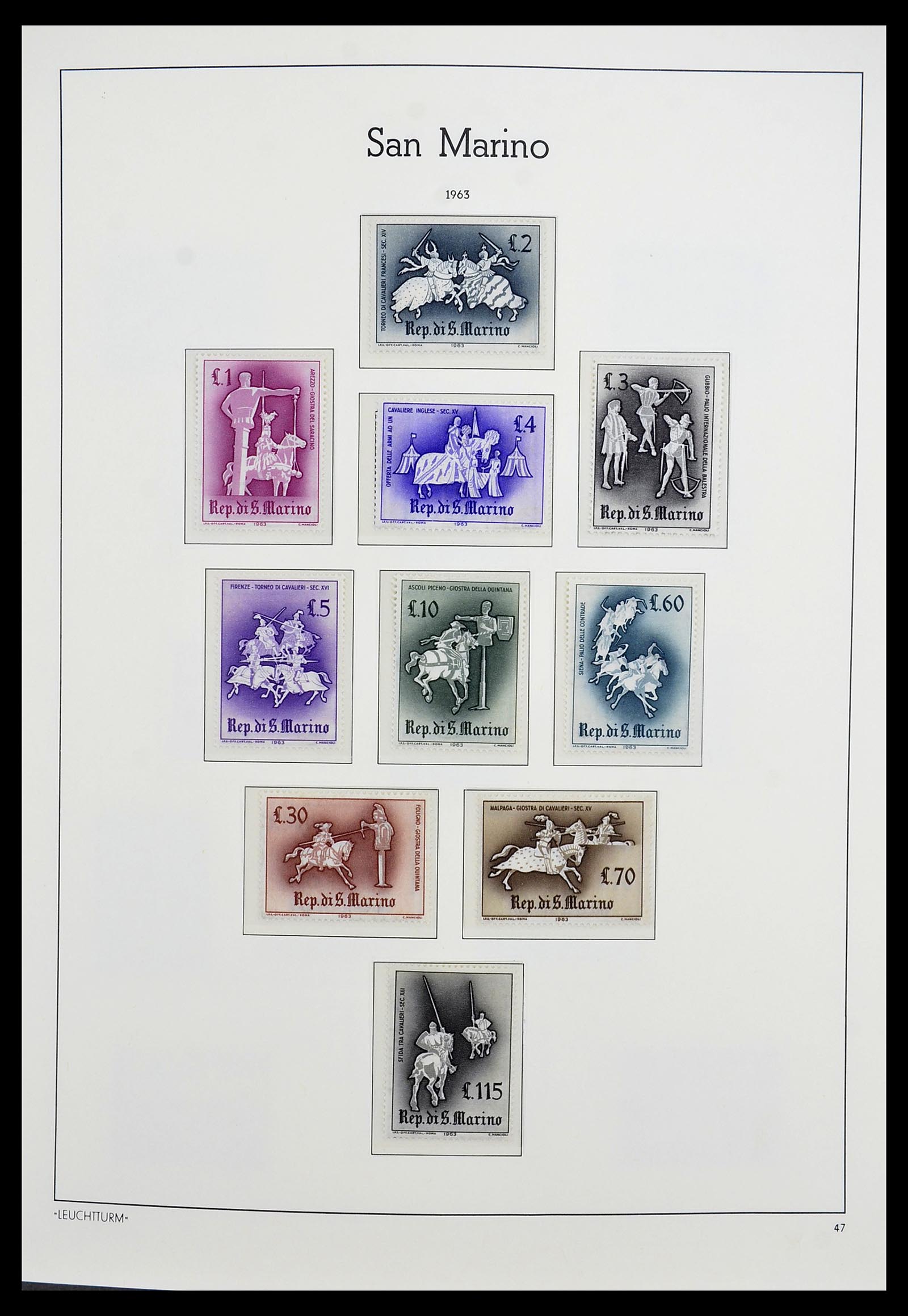 34243 091 - Stamp collection 34243 San Marino 1877-2008.