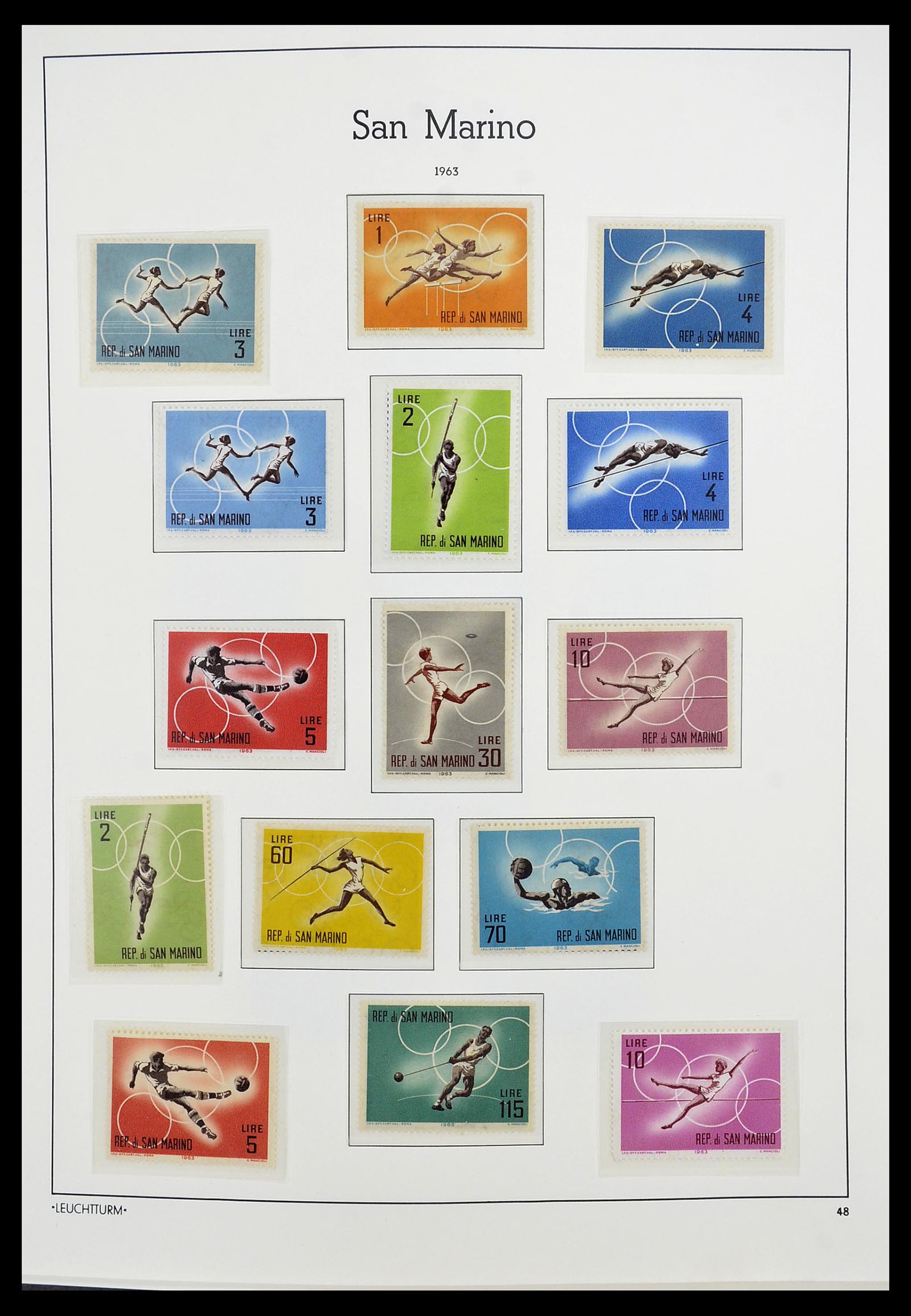 34243 092 - Stamp collection 34243 San Marino 1877-2008.