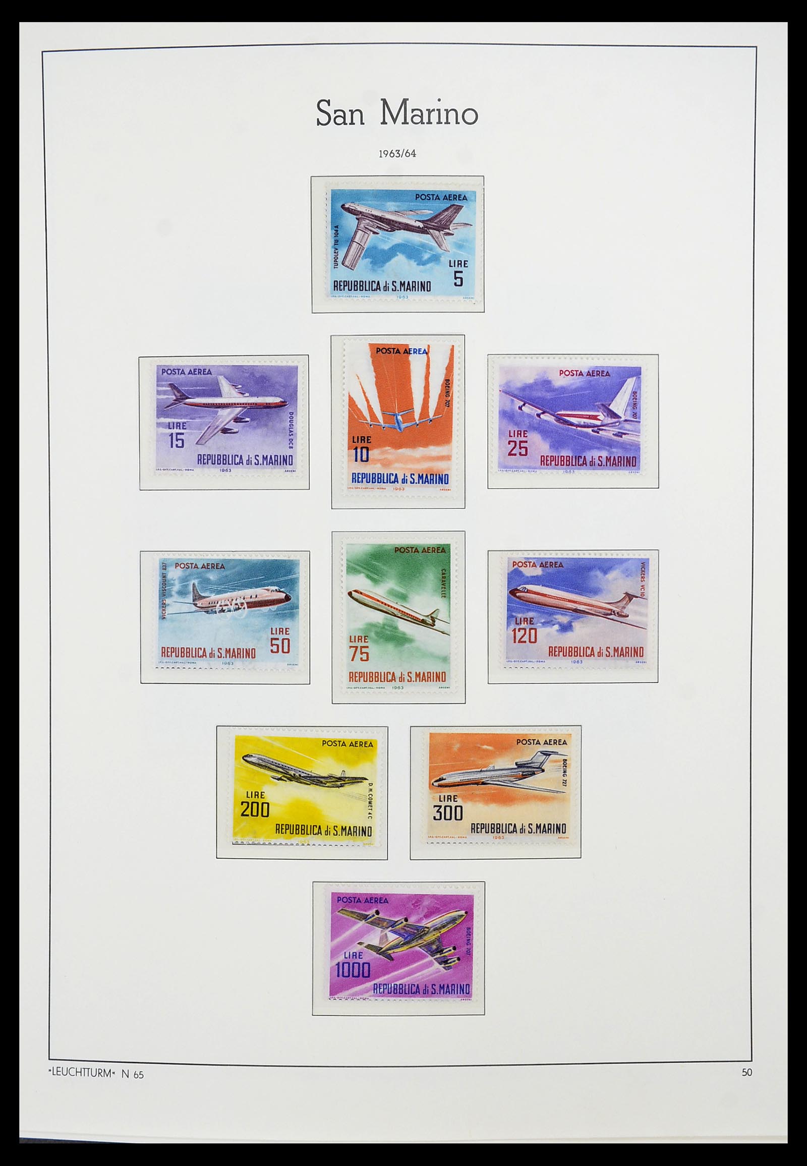 34243 094 - Postzegelverzameling 34243 San Marino 1877-2008.