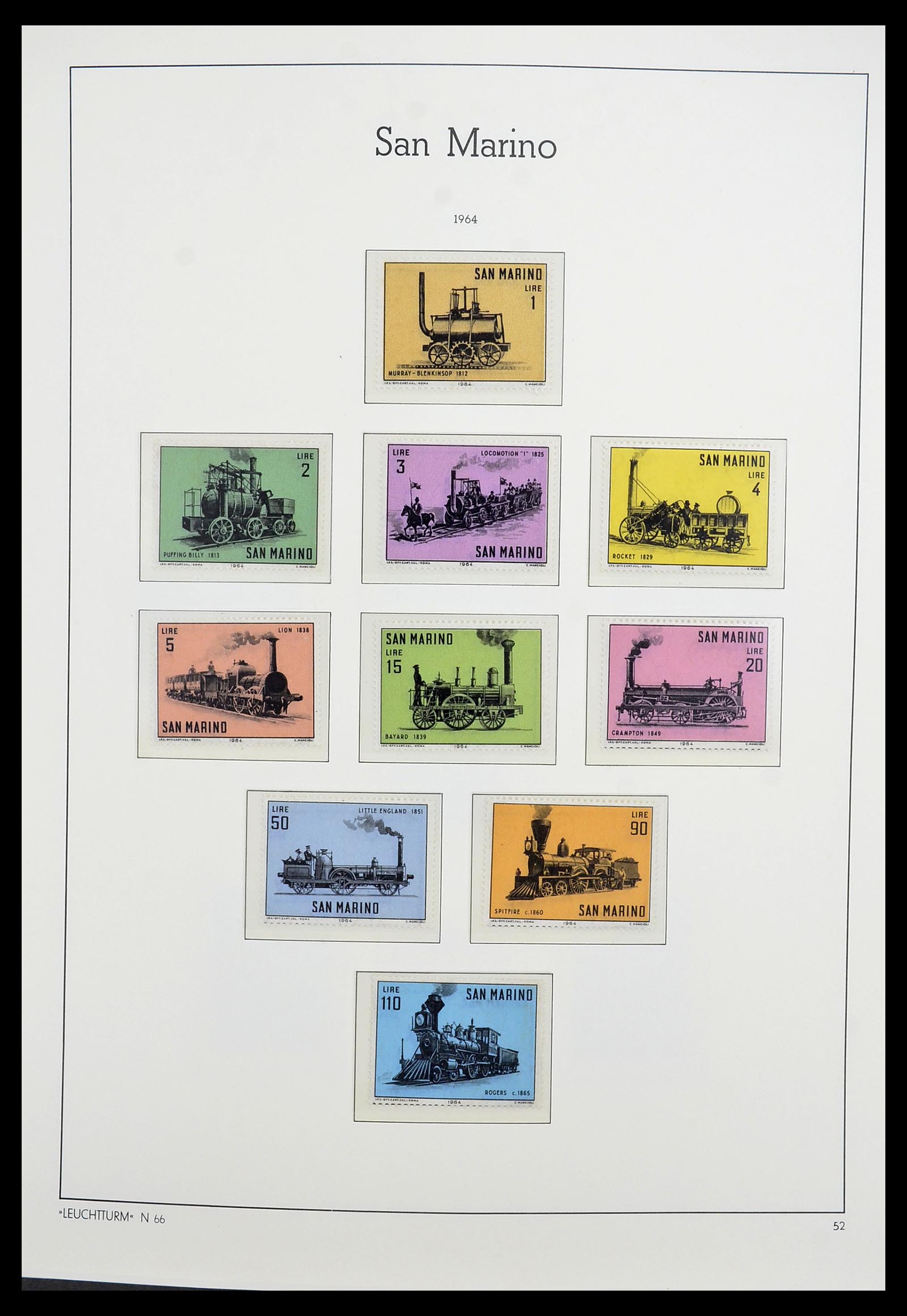 34243 096 - Postzegelverzameling 34243 San Marino 1877-2008.