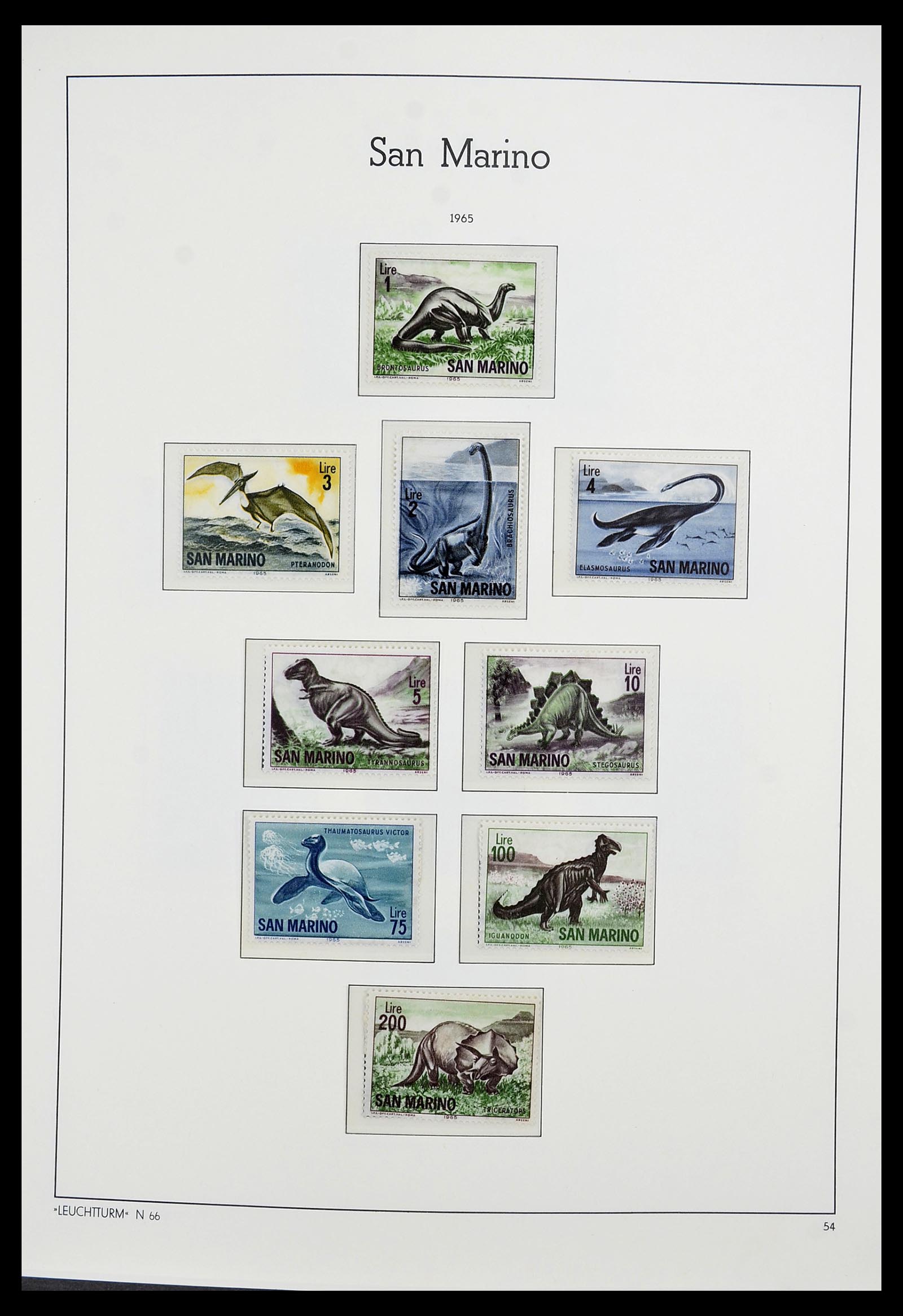 34243 098 - Postzegelverzameling 34243 San Marino 1877-2008.