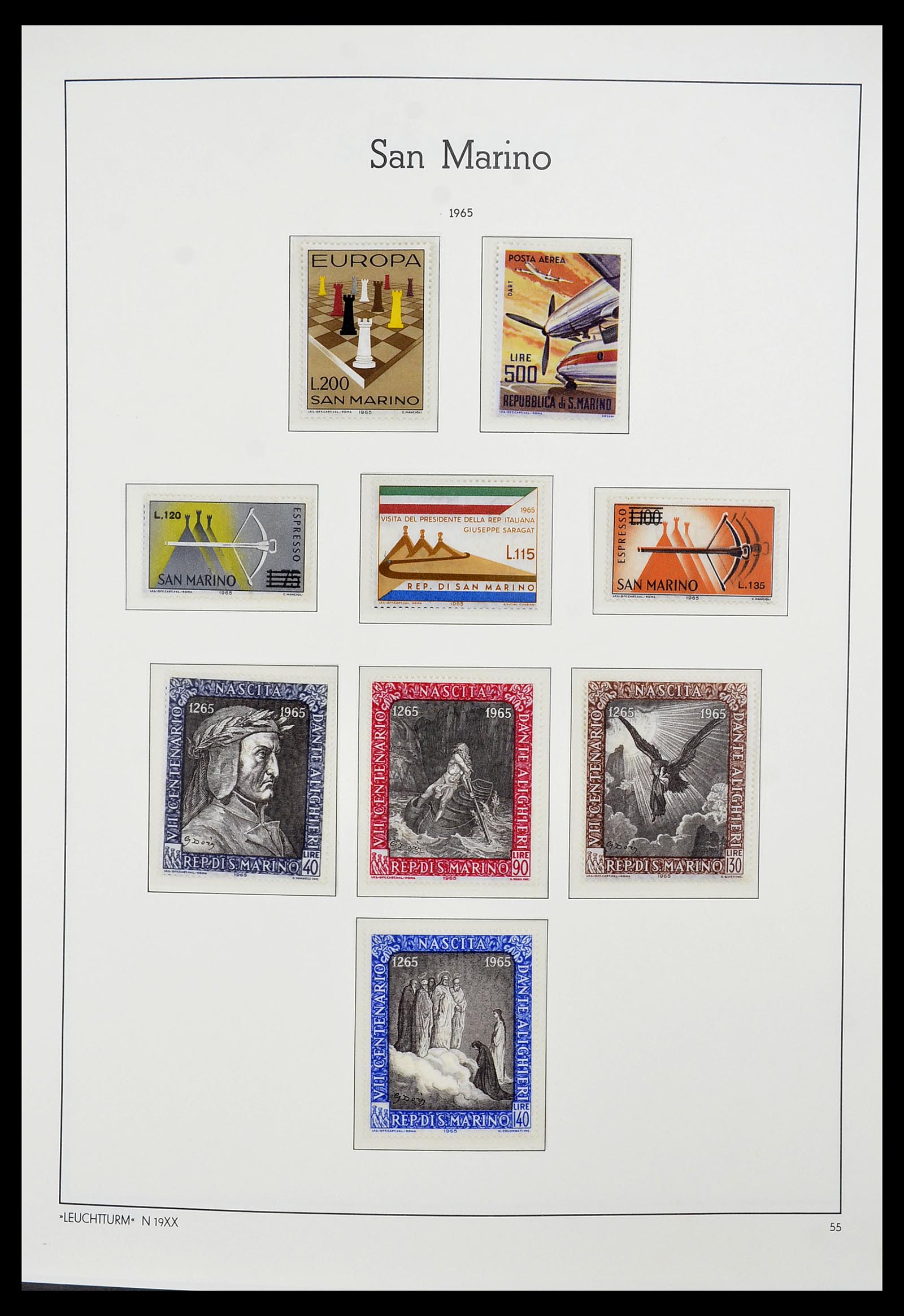 34243 099 - Stamp collection 34243 San Marino 1877-2008.