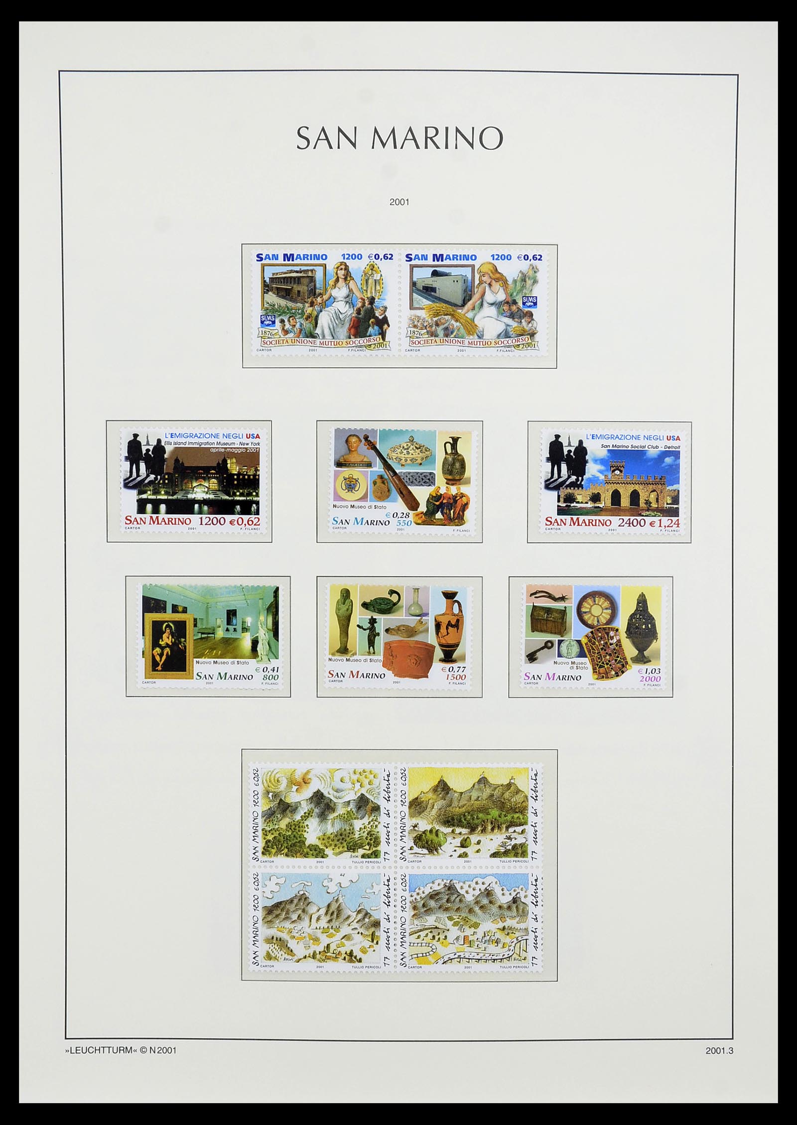 34243 221 - Postzegelverzameling 34243 San Marino 1877-2008.