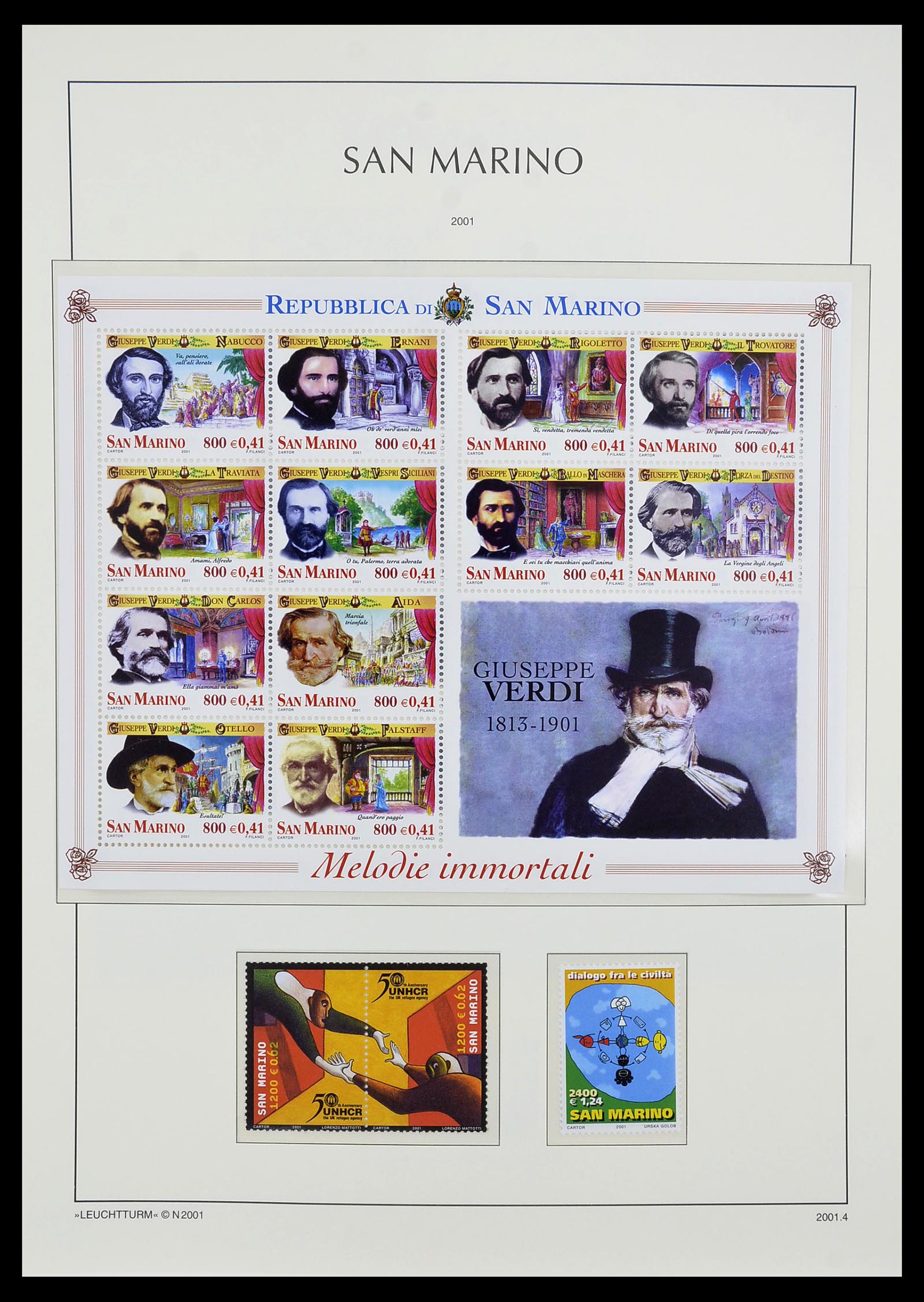 34243 222 - Postzegelverzameling 34243 San Marino 1877-2008.