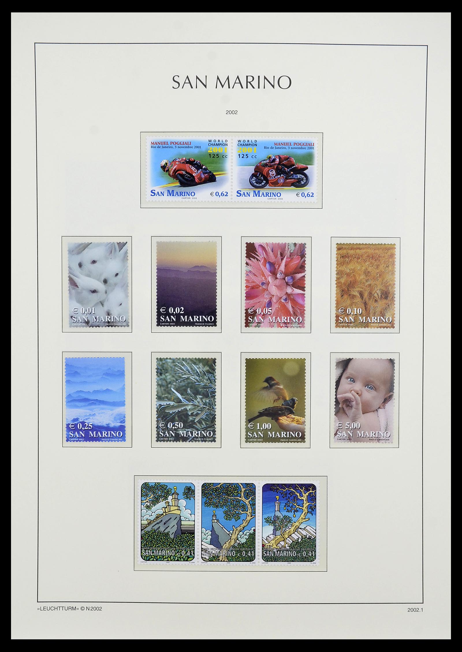 34243 224 - Stamp collection 34243 San Marino 1877-2008.