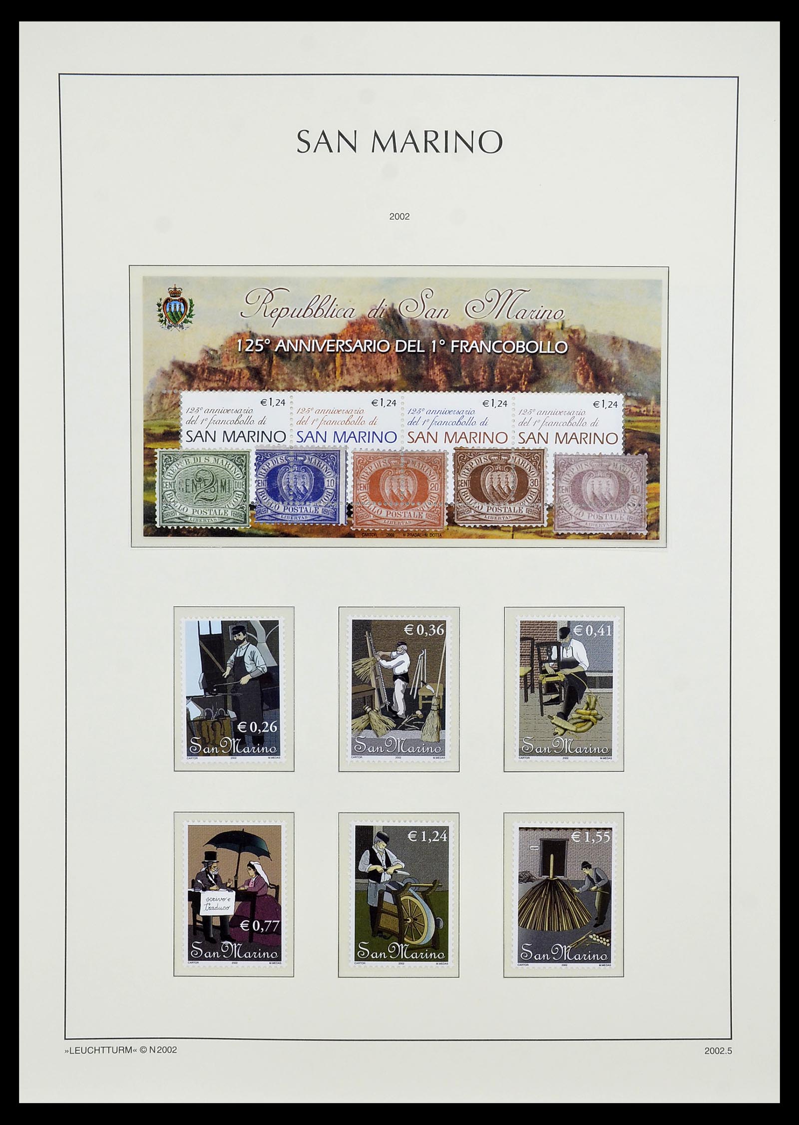 34243 228 - Postzegelverzameling 34243 San Marino 1877-2008.