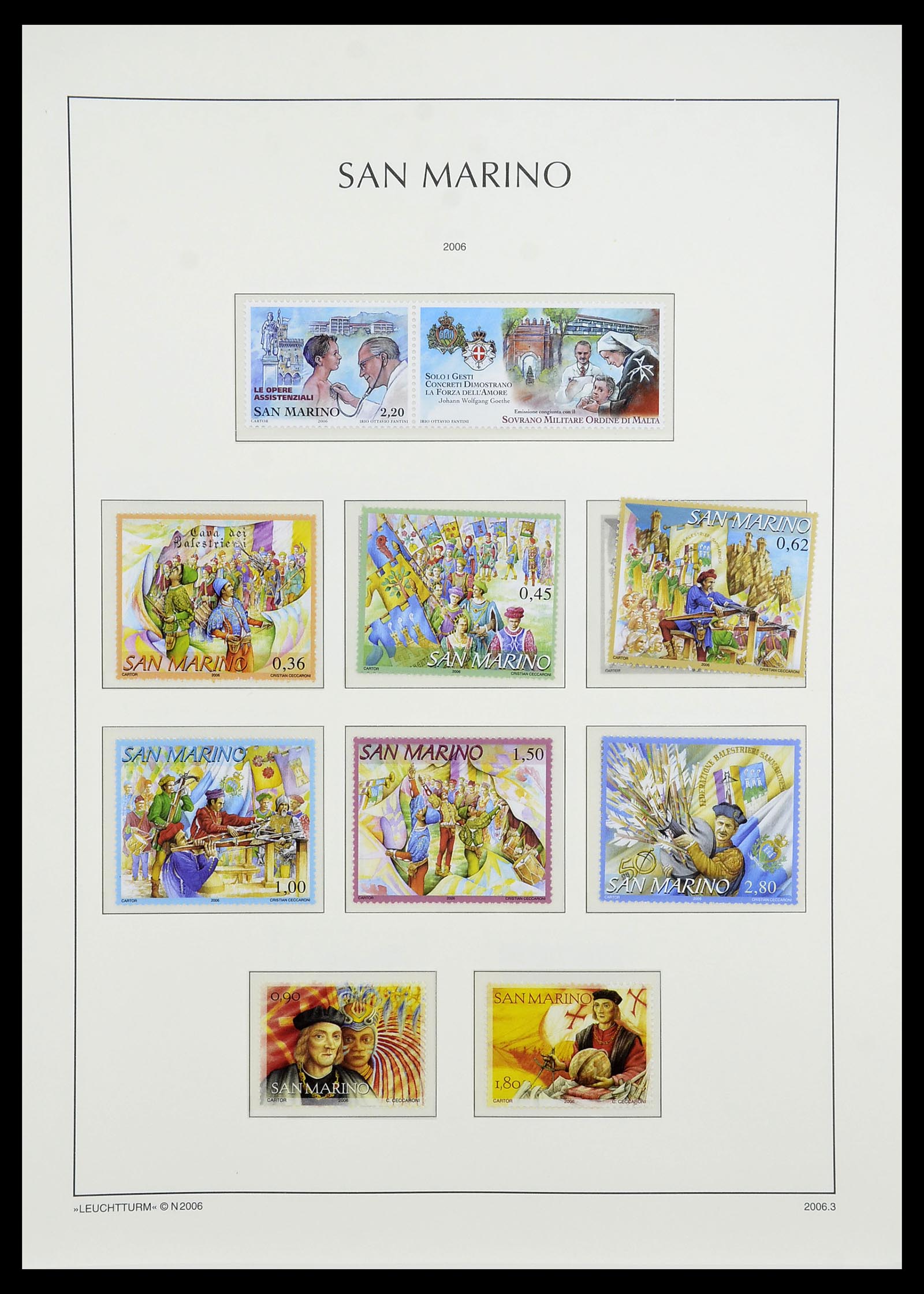 34243 250 - Postzegelverzameling 34243 San Marino 1877-2008.