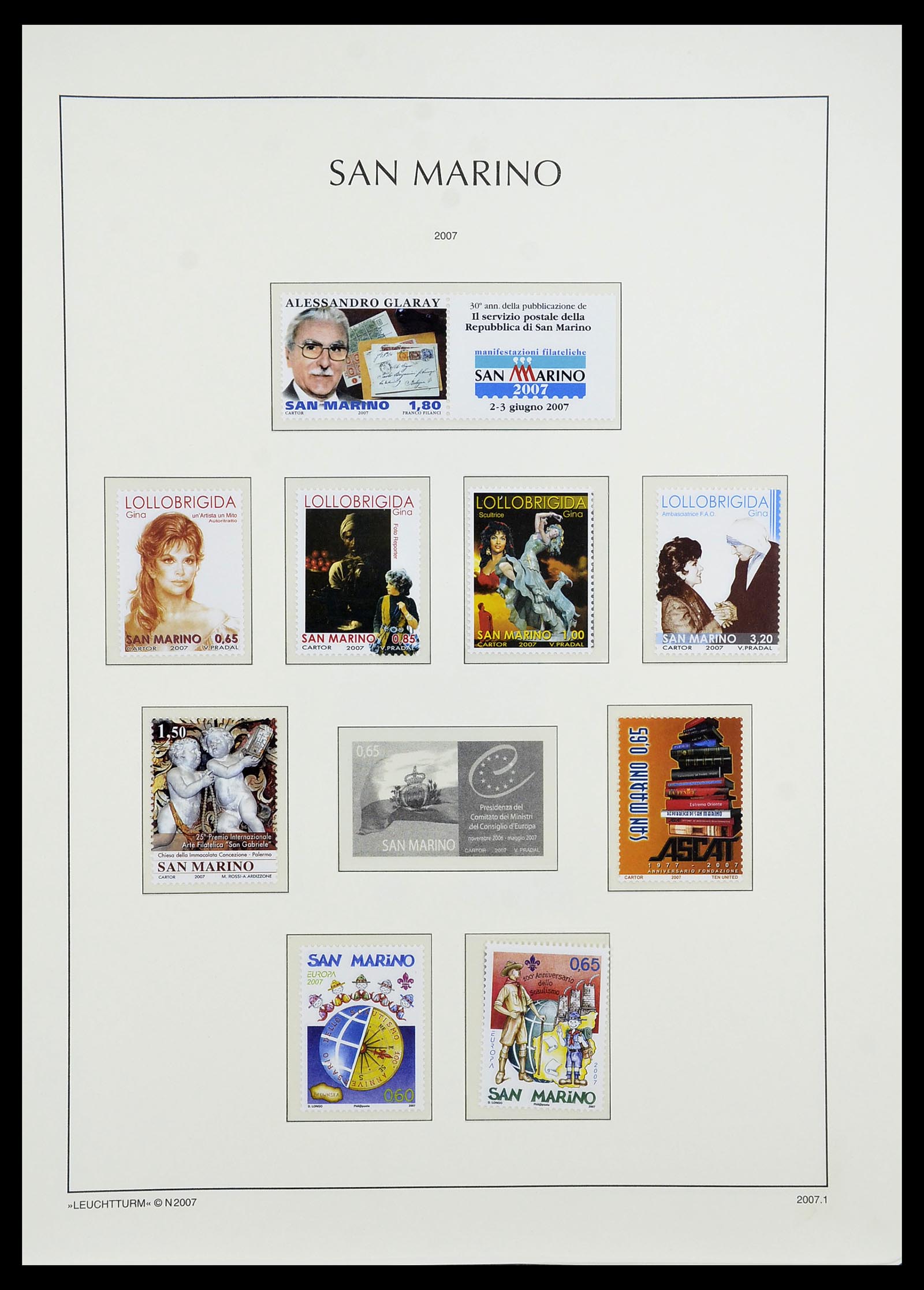34243 253 - Postzegelverzameling 34243 San Marino 1877-2008.