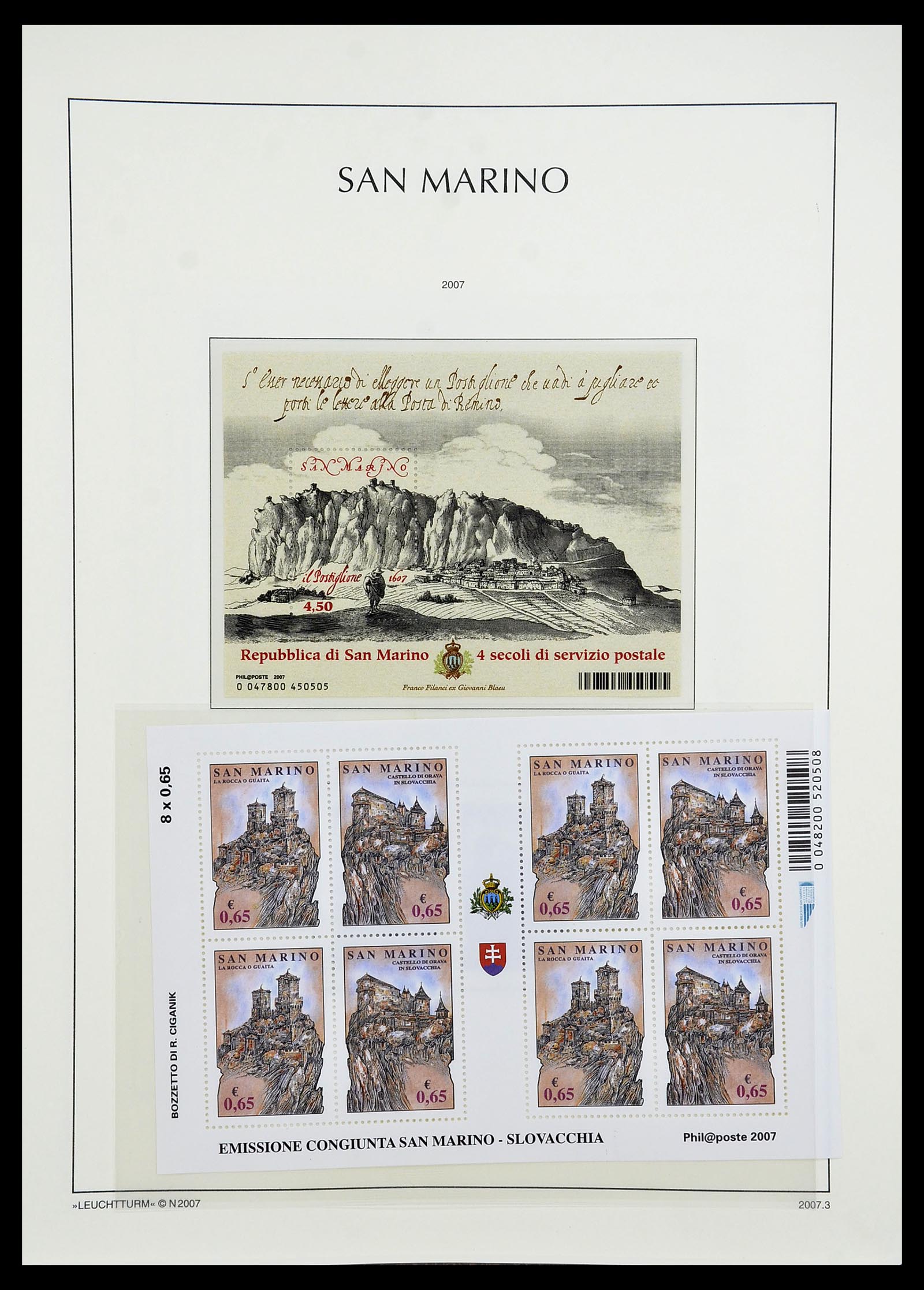 34243 256 - Postzegelverzameling 34243 San Marino 1877-2008.
