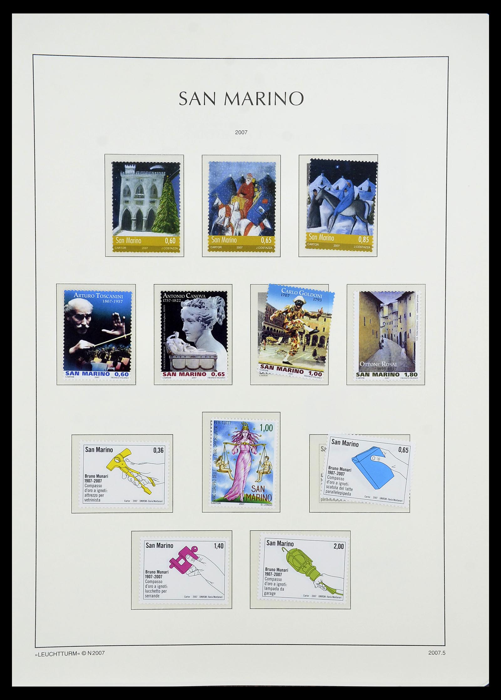 34243 258 - Stamp collection 34243 San Marino 1877-2008.