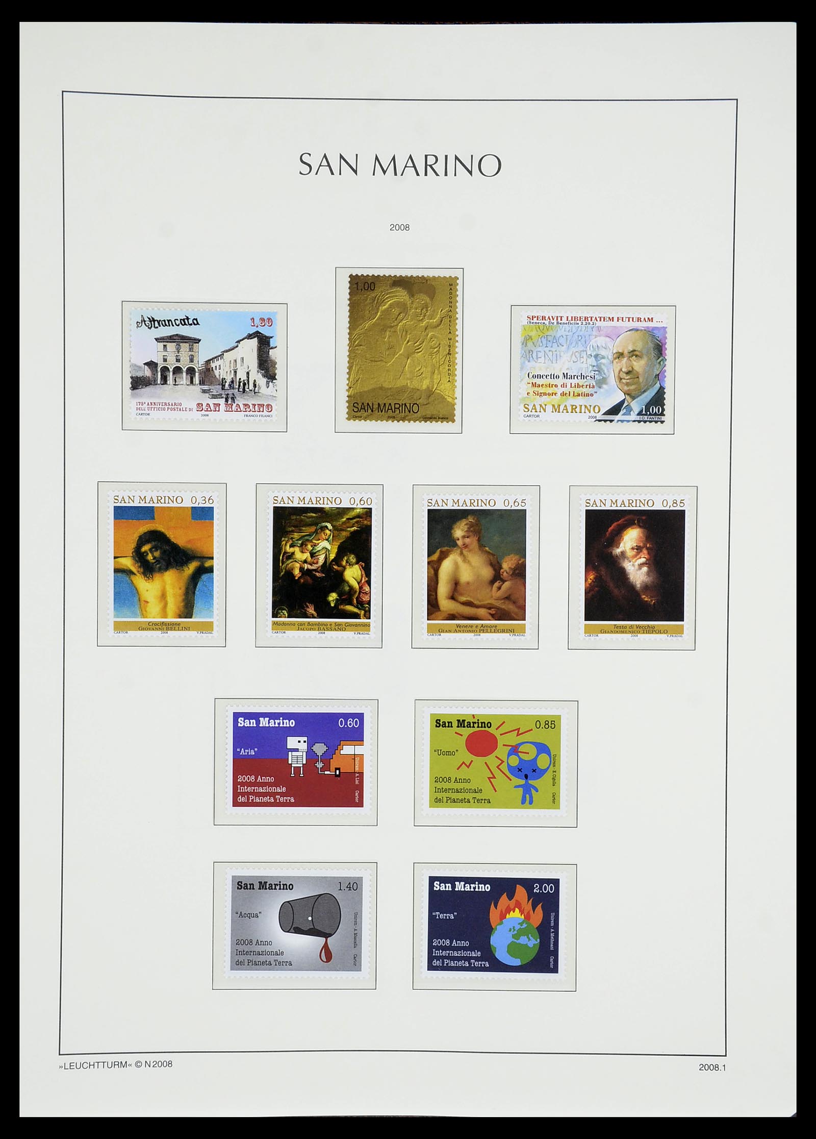 34243 260 - Stamp collection 34243 San Marino 1877-2008.