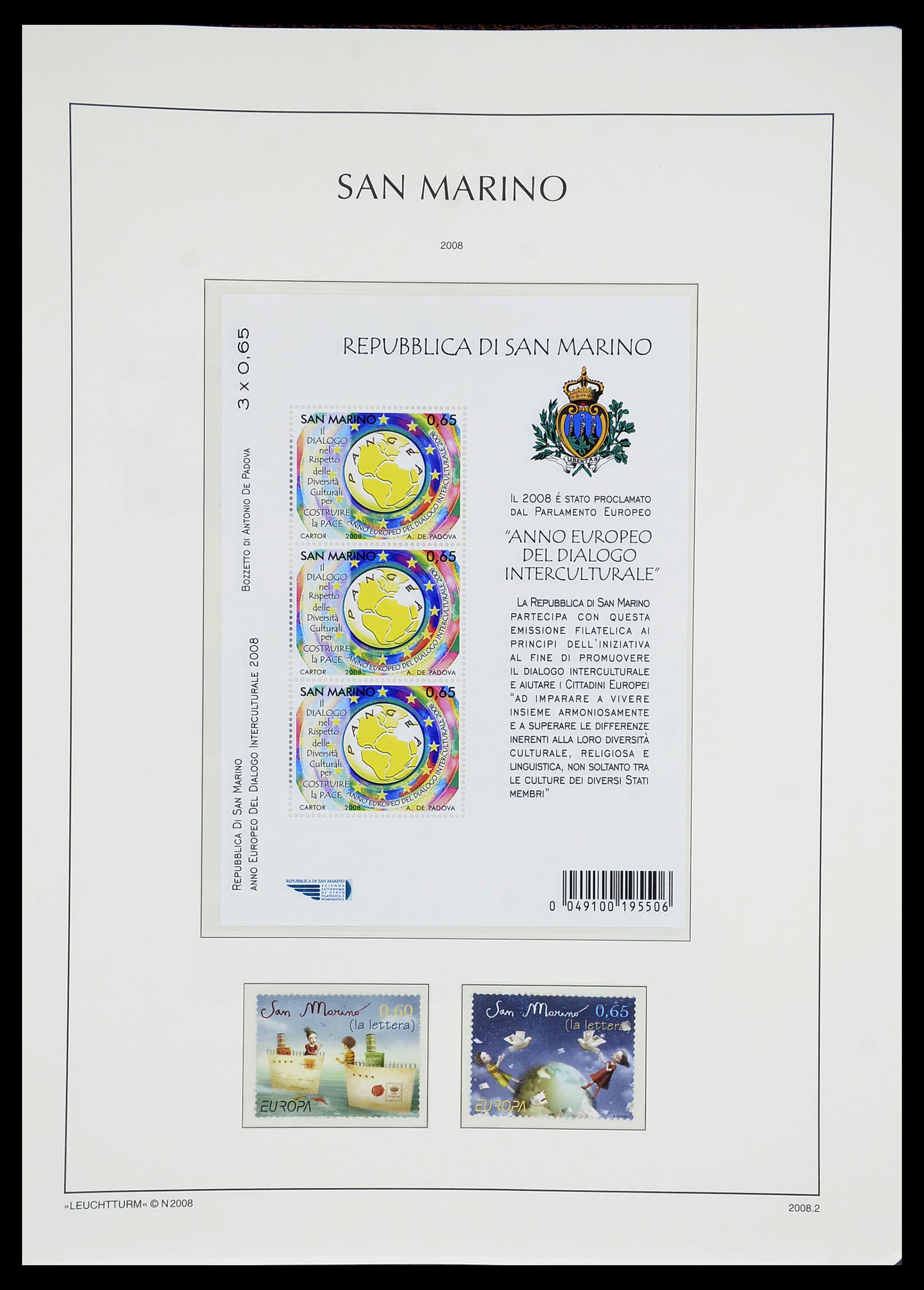 34243 261 - Postzegelverzameling 34243 San Marino 1877-2008.
