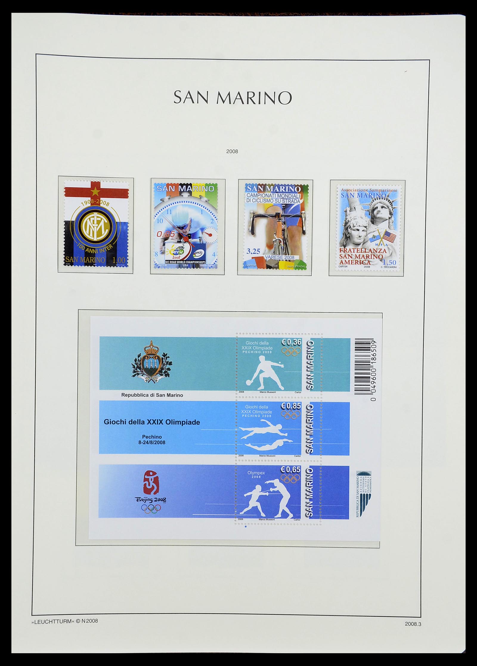 34243 262 - Stamp collection 34243 San Marino 1877-2008.