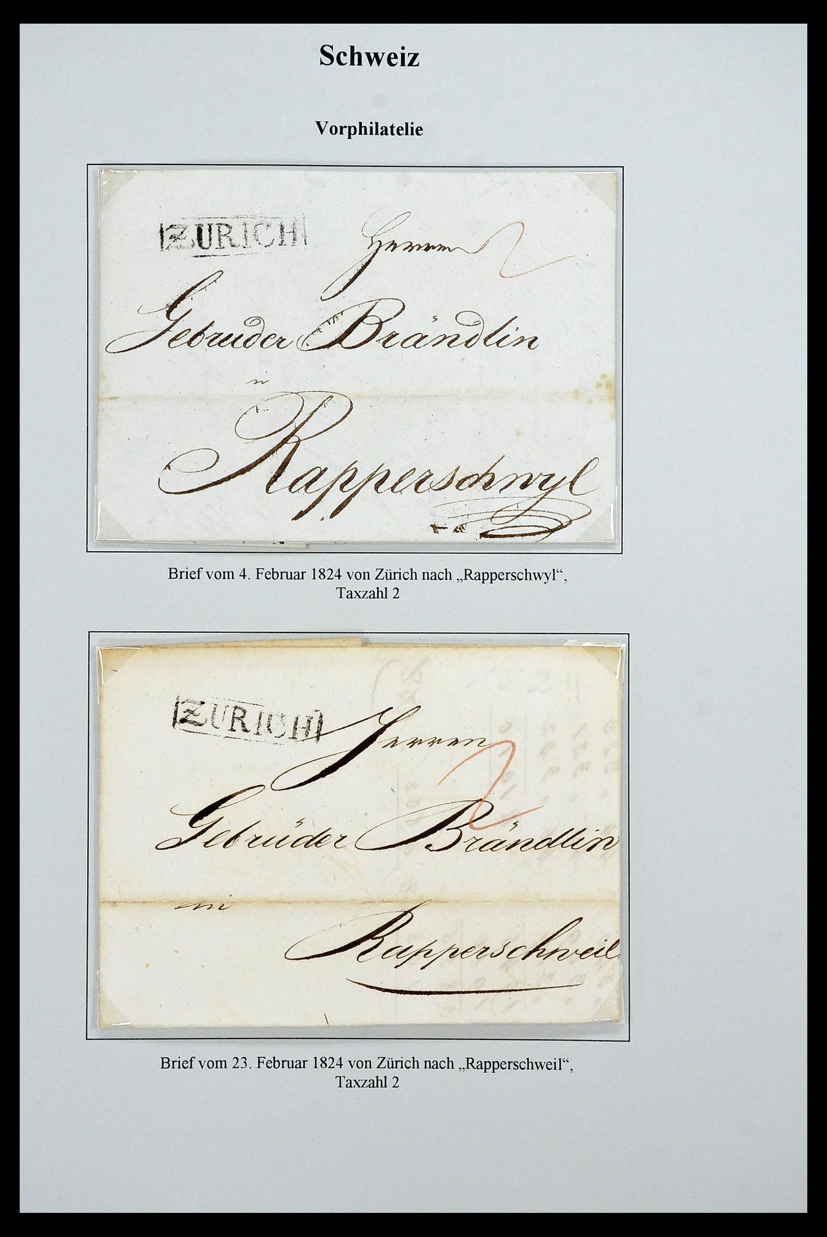 34244 002 - Postzegelverzameling 34244 Zwitserland 1822(!)-1989.