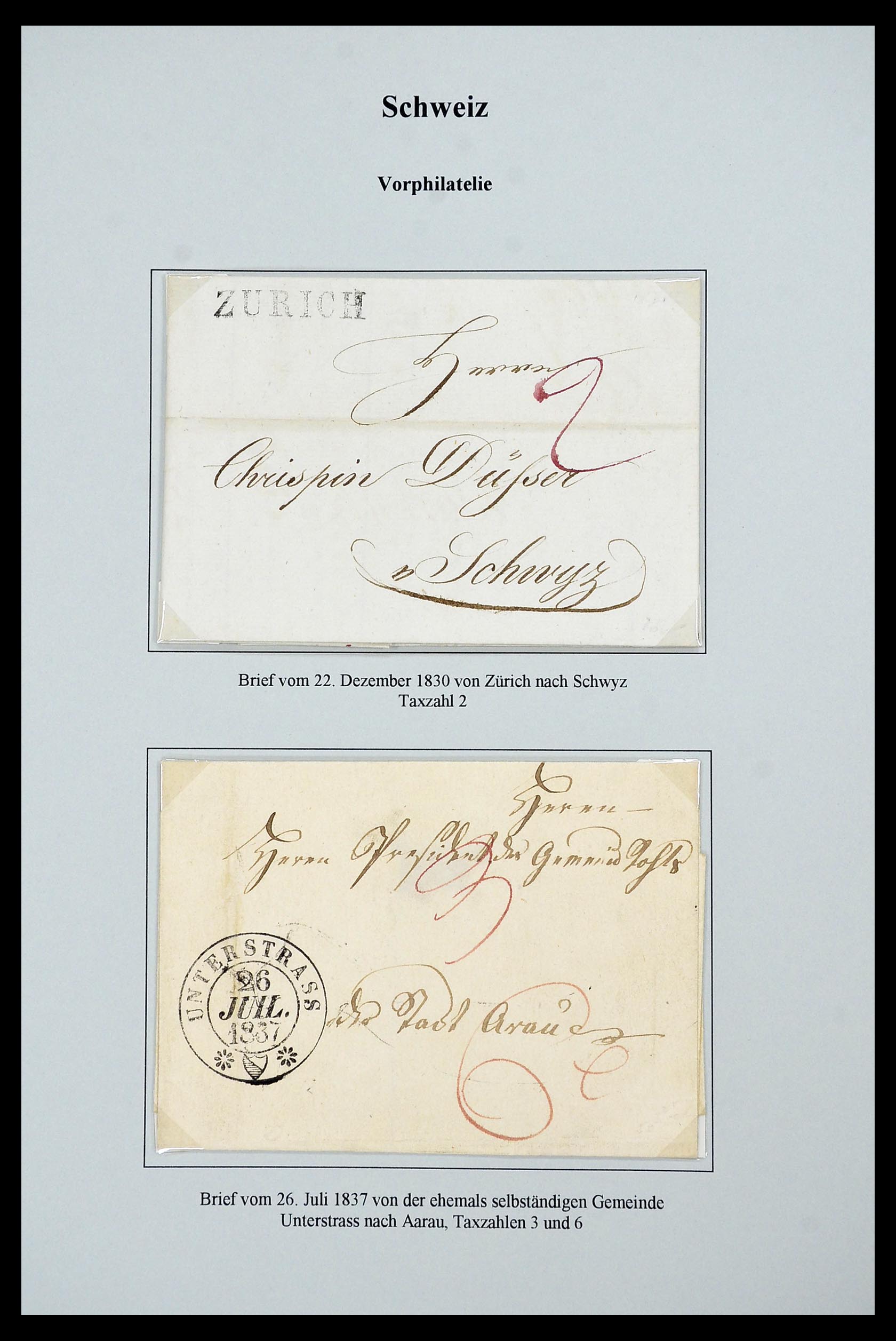 34244 007 - Stamp collection 34244 Switzerland 1822(!)-1989.