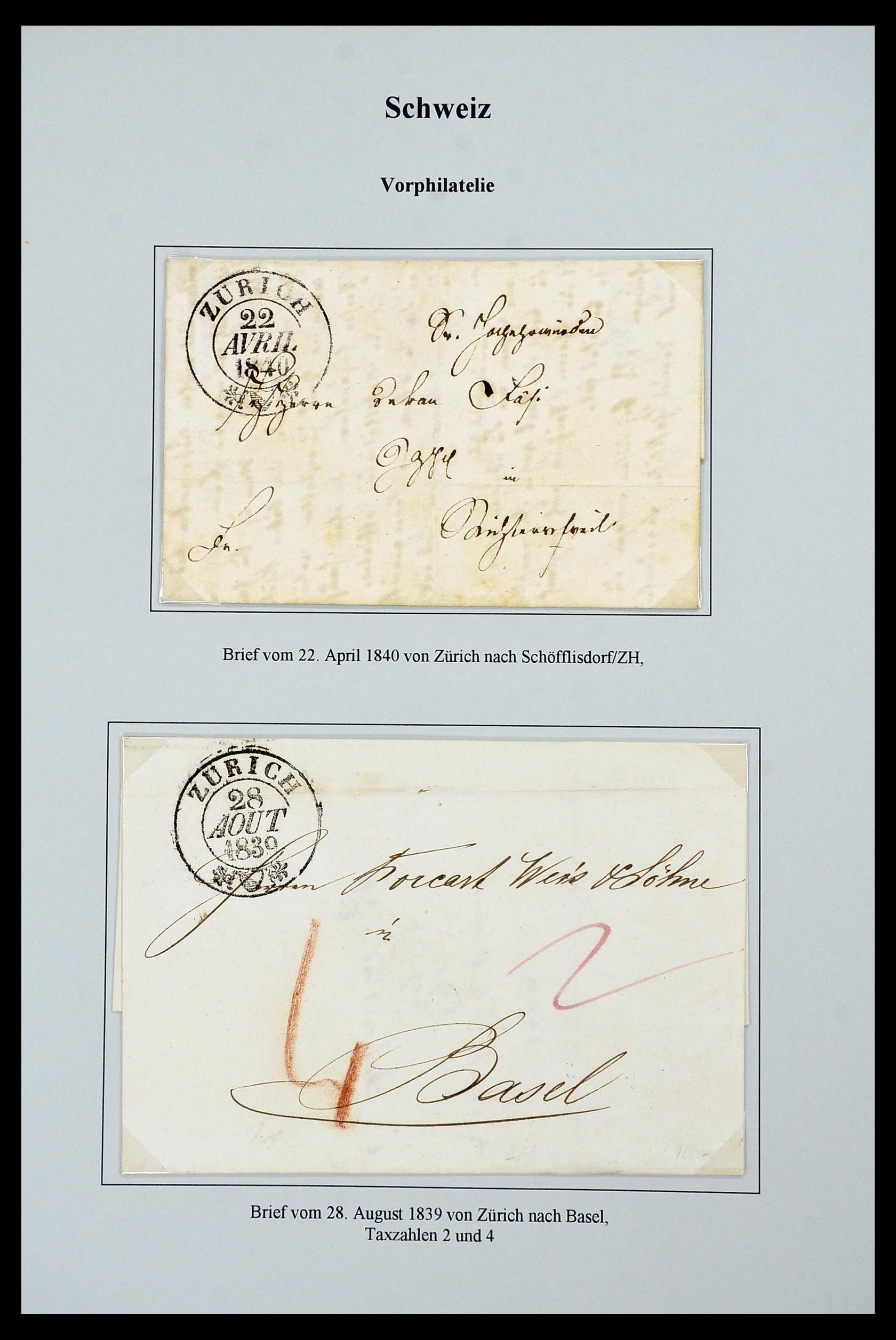 34244 008 - Postzegelverzameling 34244 Zwitserland 1822(!)-1989.