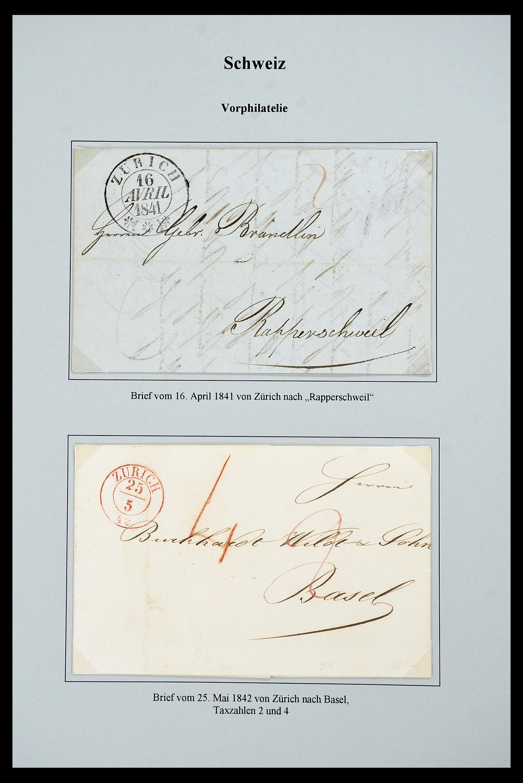 34244 009 - Stamp collection 34244 Switzerland 1822(!)-1989.