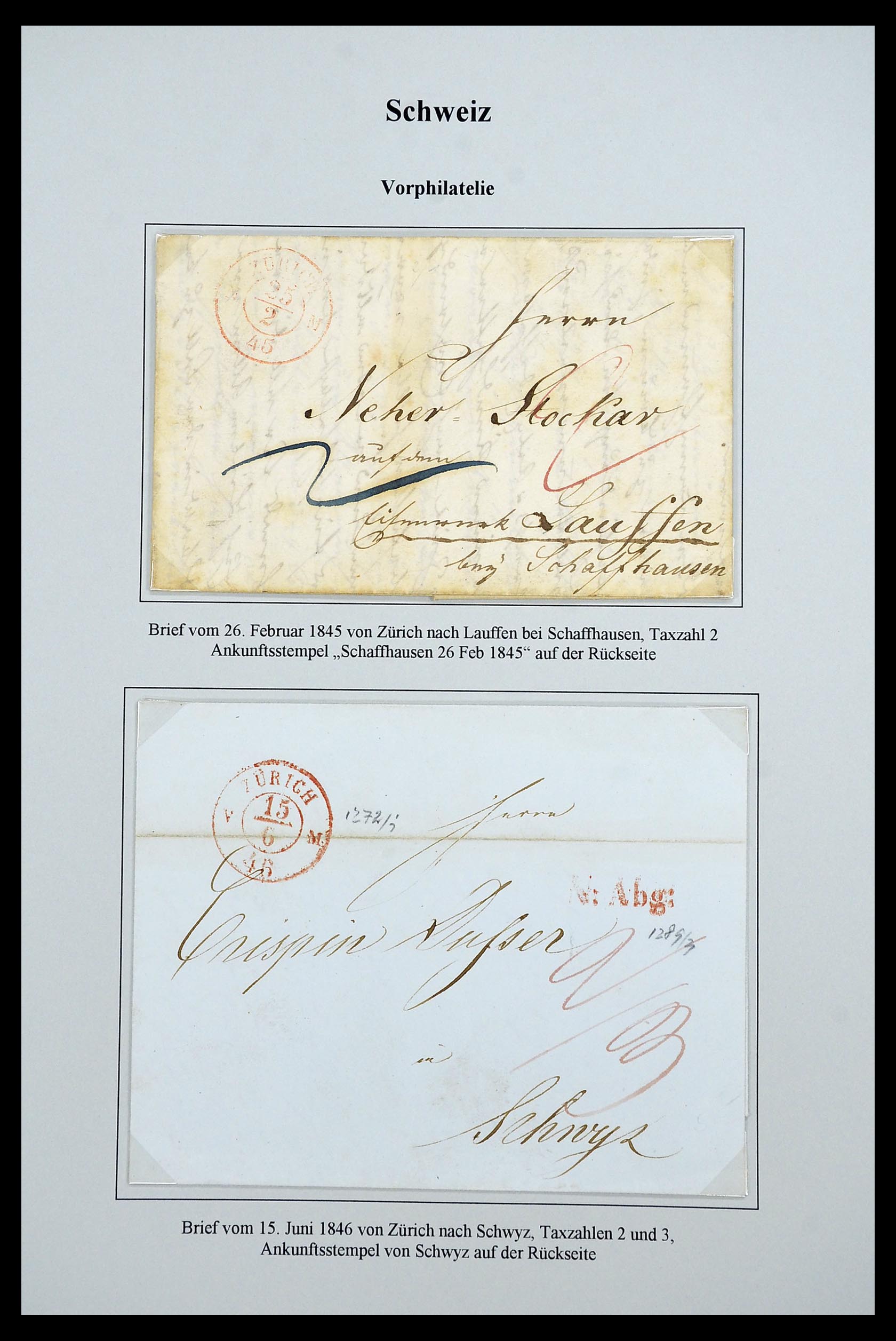 34244 011 - Postzegelverzameling 34244 Zwitserland 1822(!)-1989.