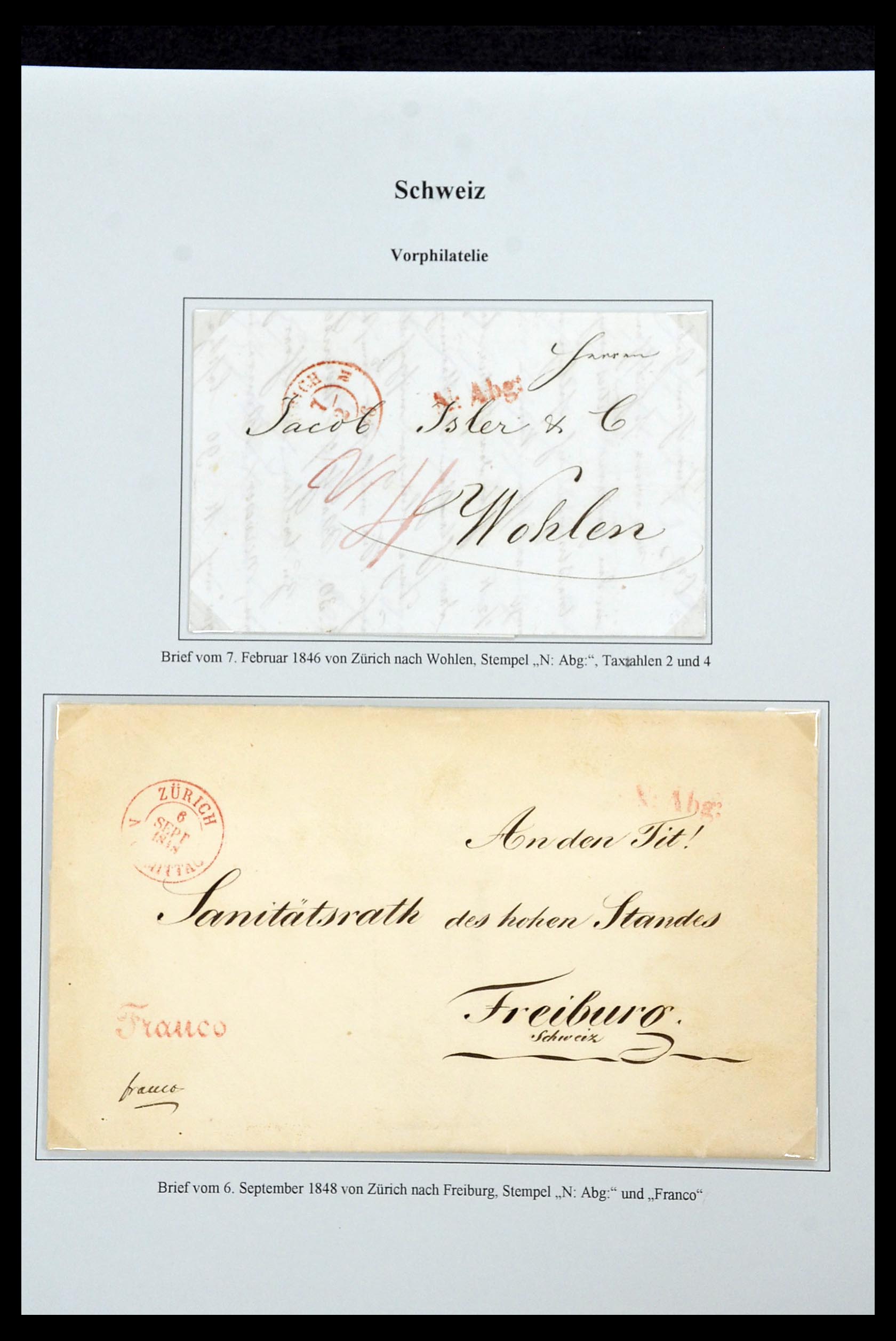 34244 012 - Stamp collection 34244 Switzerland 1822(!)-1989.