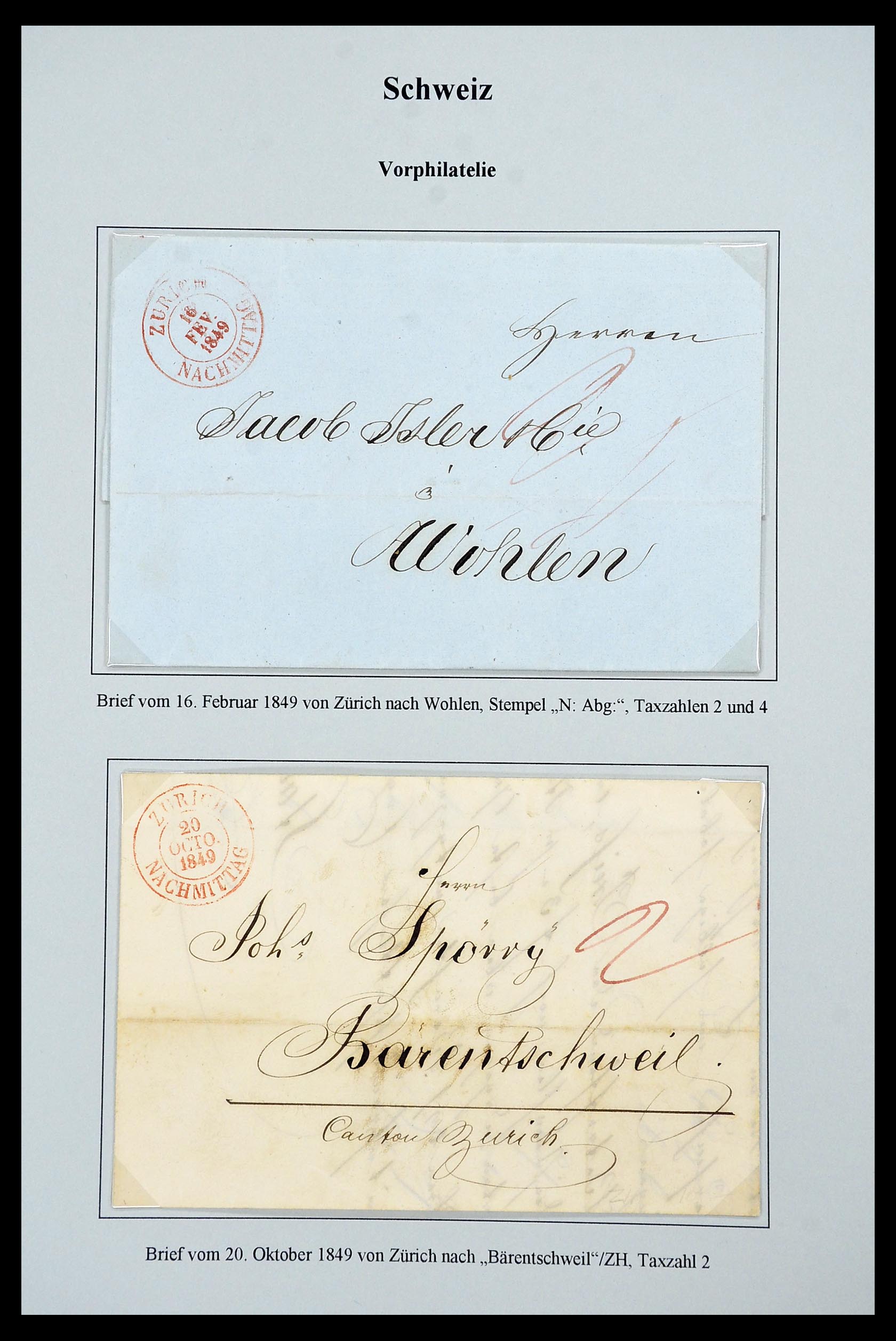 34244 013 - Postzegelverzameling 34244 Zwitserland 1822(!)-1989.