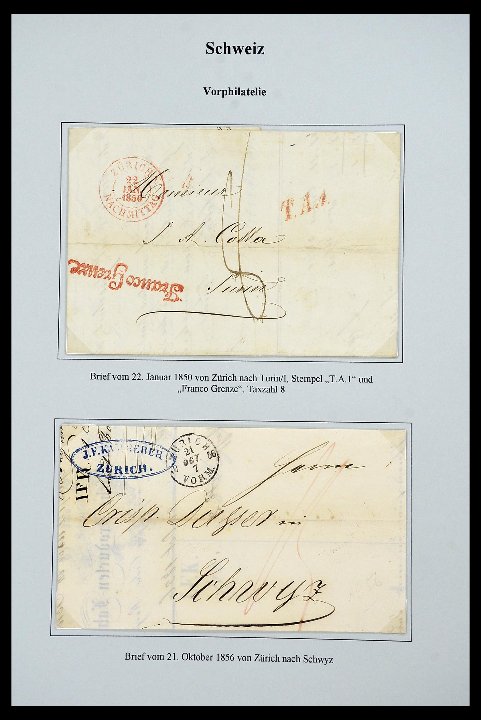 34244 014 - Stamp collection 34244 Switzerland 1822(!)-1989.