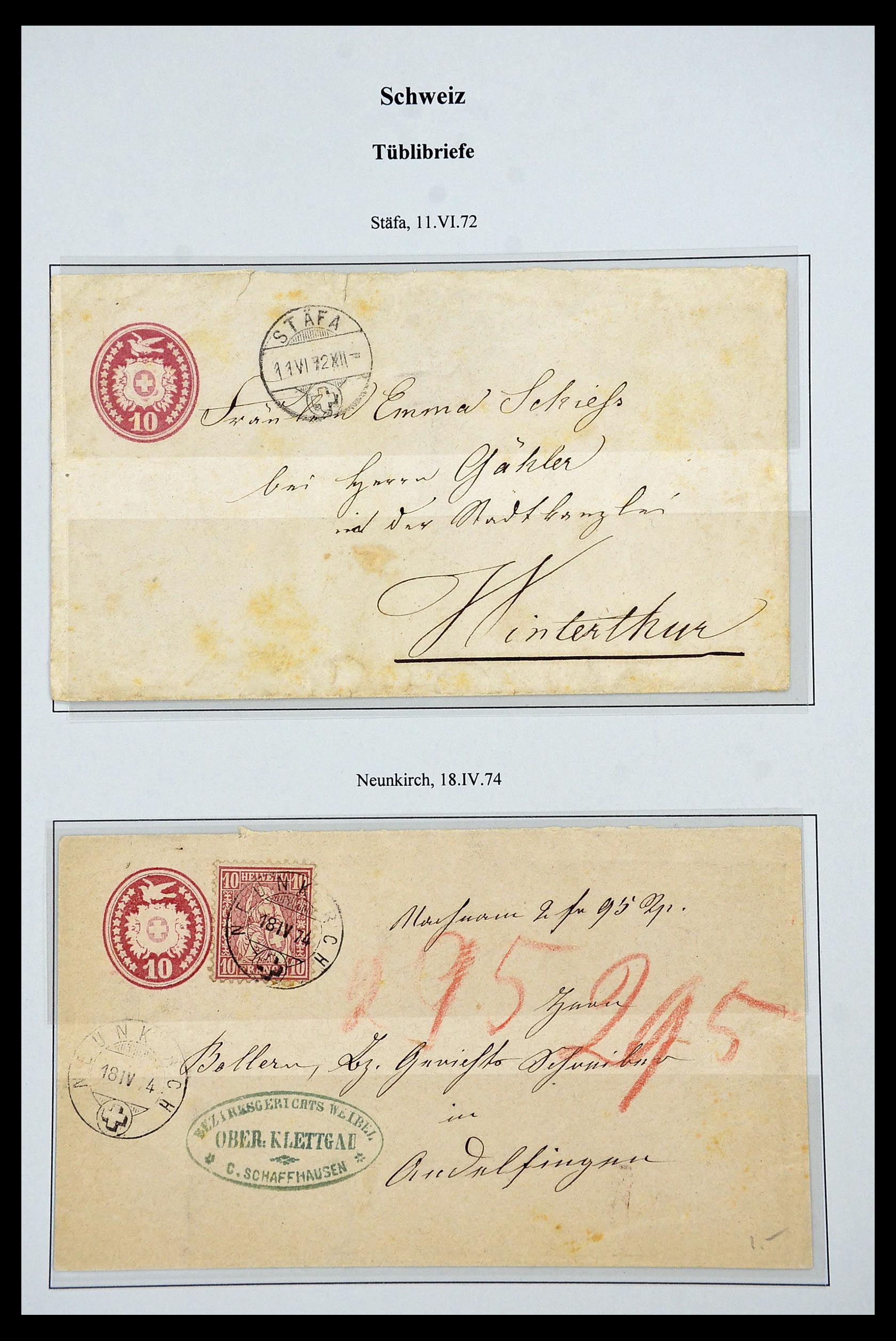 34244 018 - Stamp collection 34244 Switzerland 1822(!)-1989.