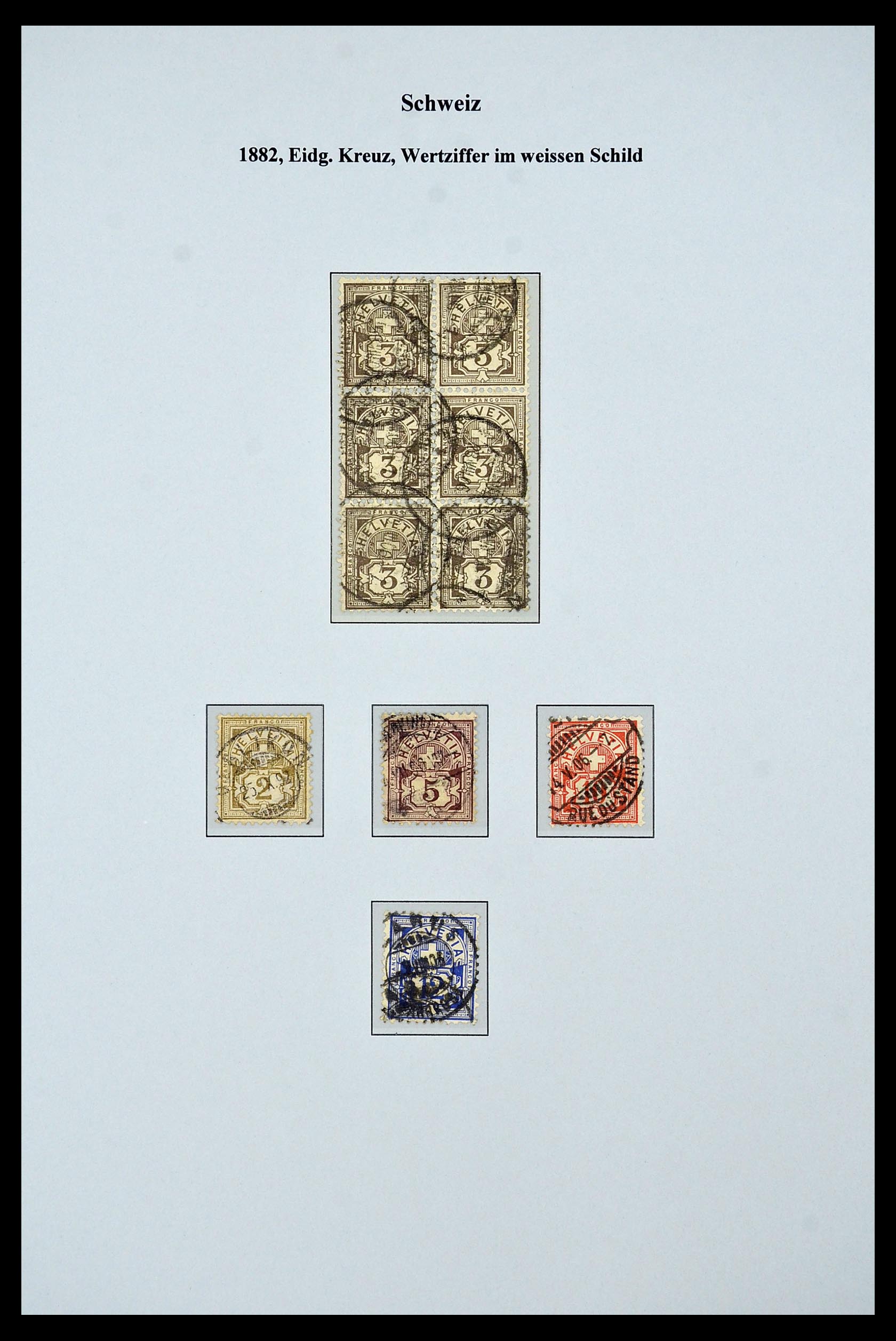 34244 027 - Postzegelverzameling 34244 Zwitserland 1822(!)-1989.