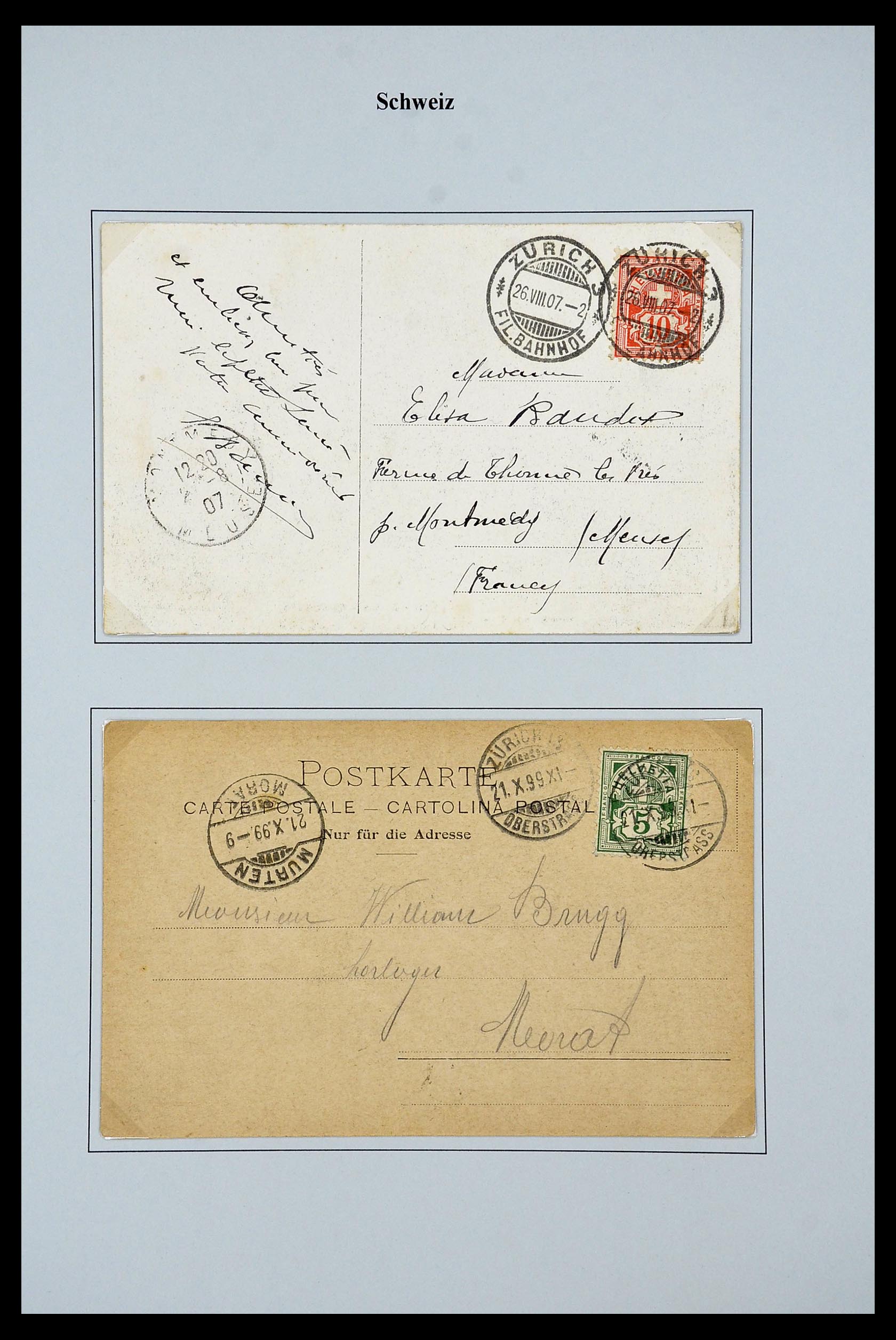 34244 034 - Stamp collection 34244 Switzerland 1822(!)-1989.