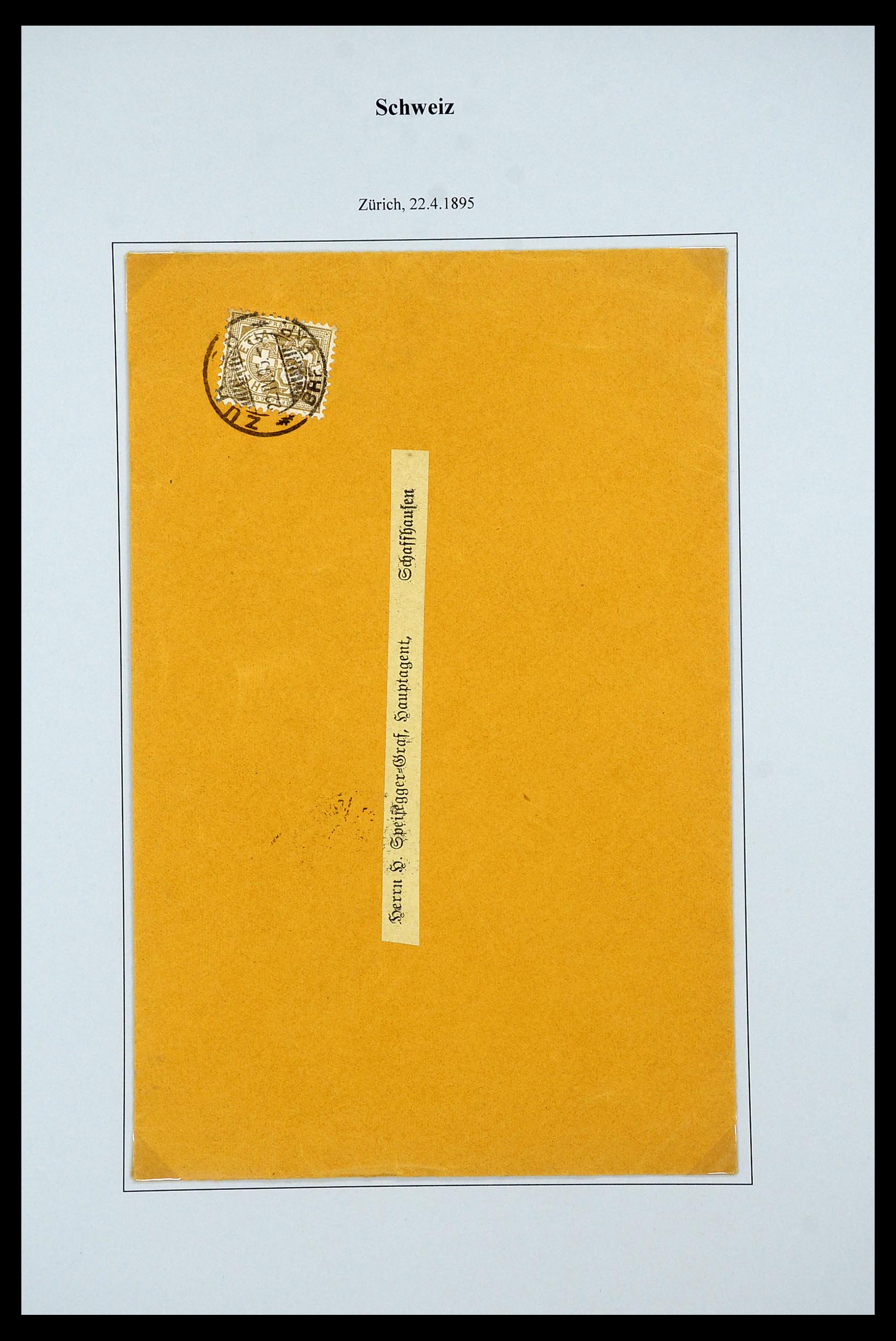 34244 037 - Postzegelverzameling 34244 Zwitserland 1822(!)-1989.