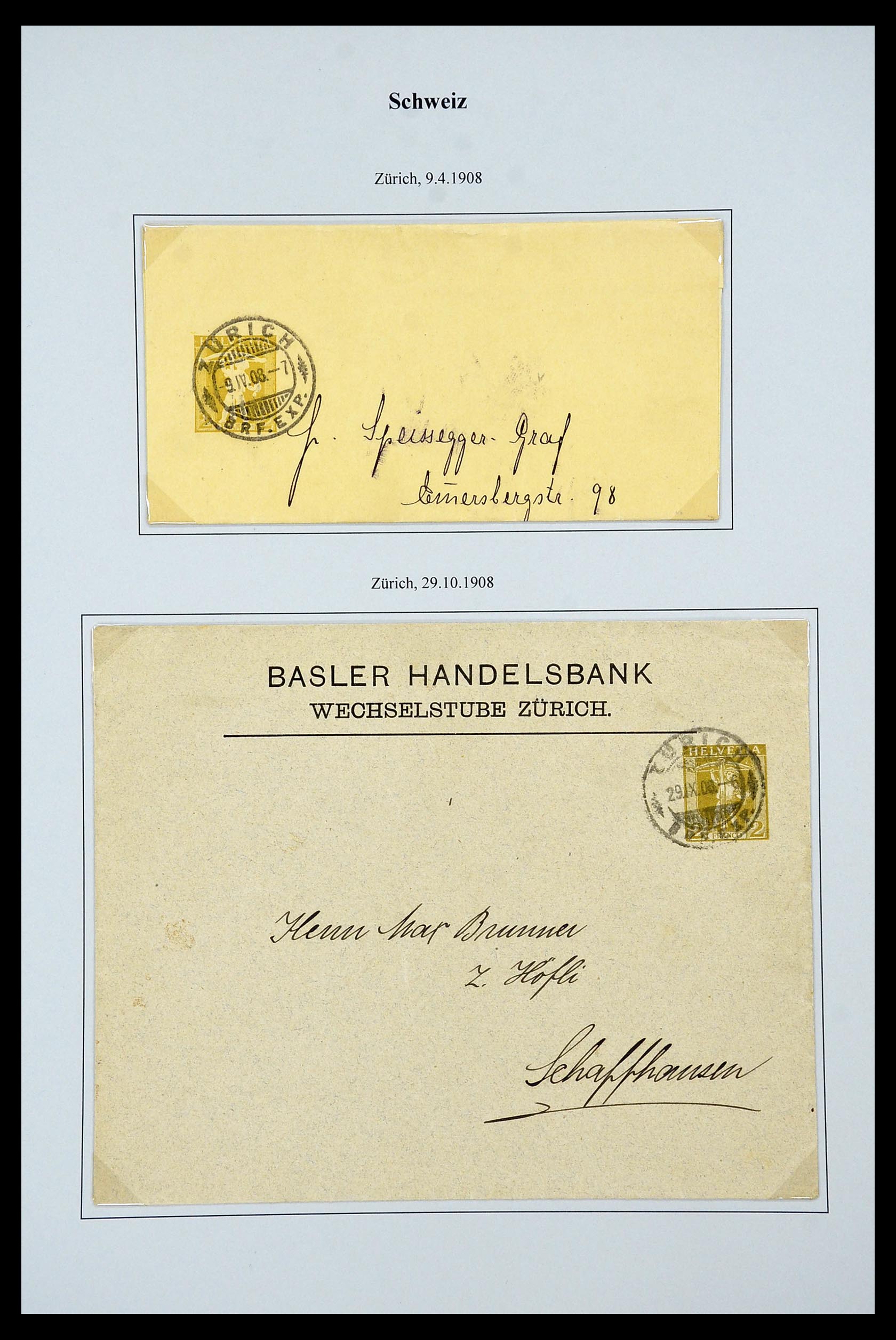 34244 044 - Postzegelverzameling 34244 Zwitserland 1822(!)-1989.