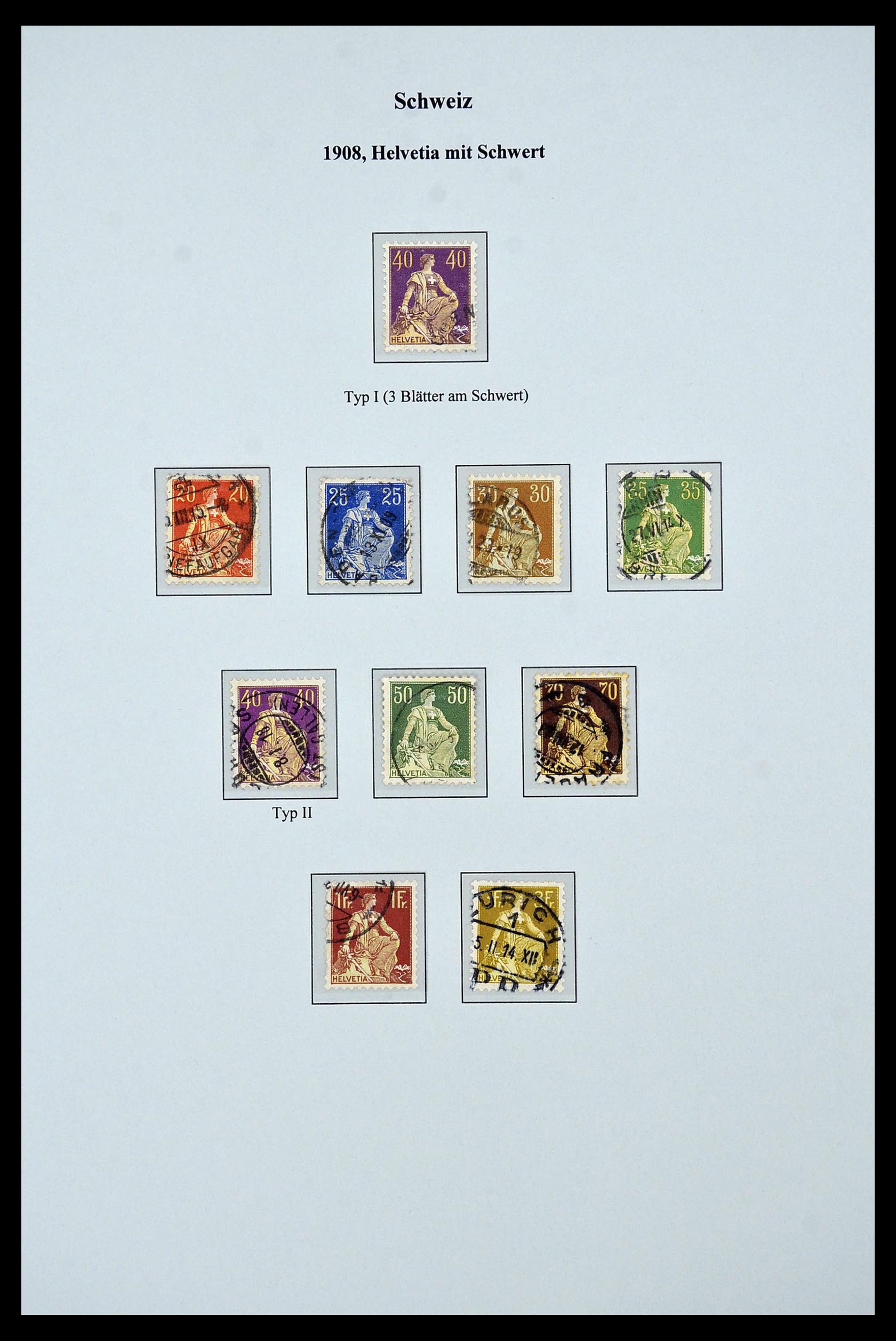 34244 045 - Postzegelverzameling 34244 Zwitserland 1822(!)-1989.