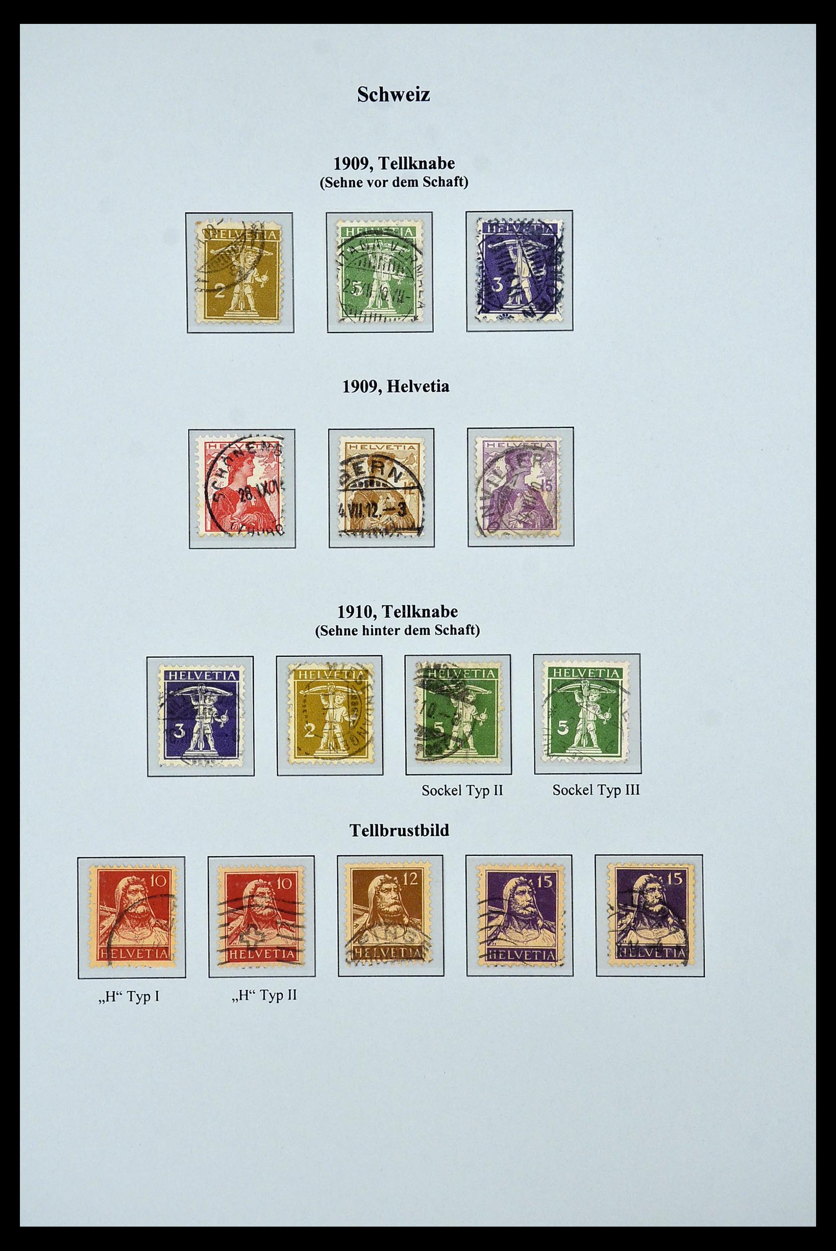 34244 047 - Postzegelverzameling 34244 Zwitserland 1822(!)-1989.