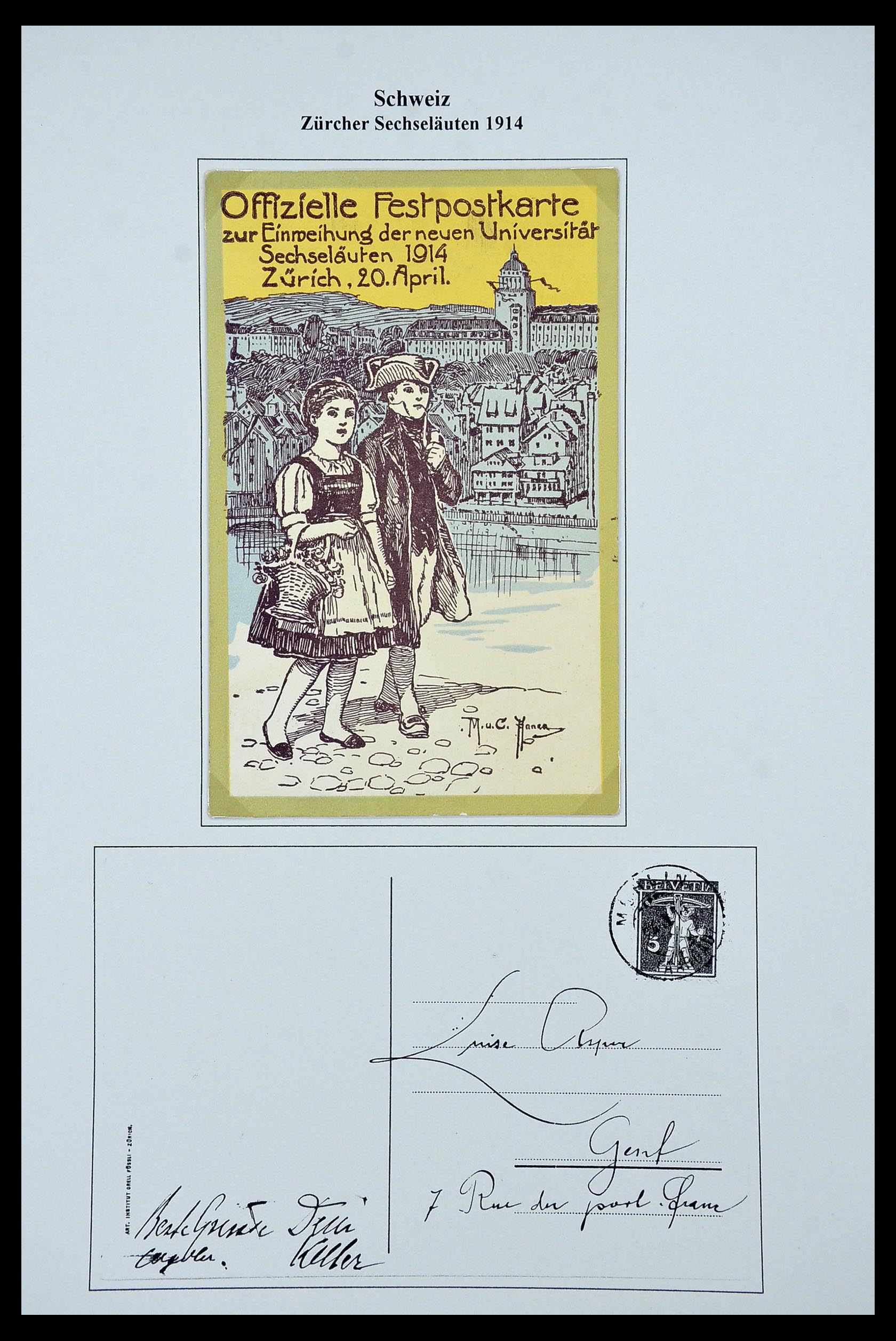 34244 049 - Postzegelverzameling 34244 Zwitserland 1822(!)-1989.