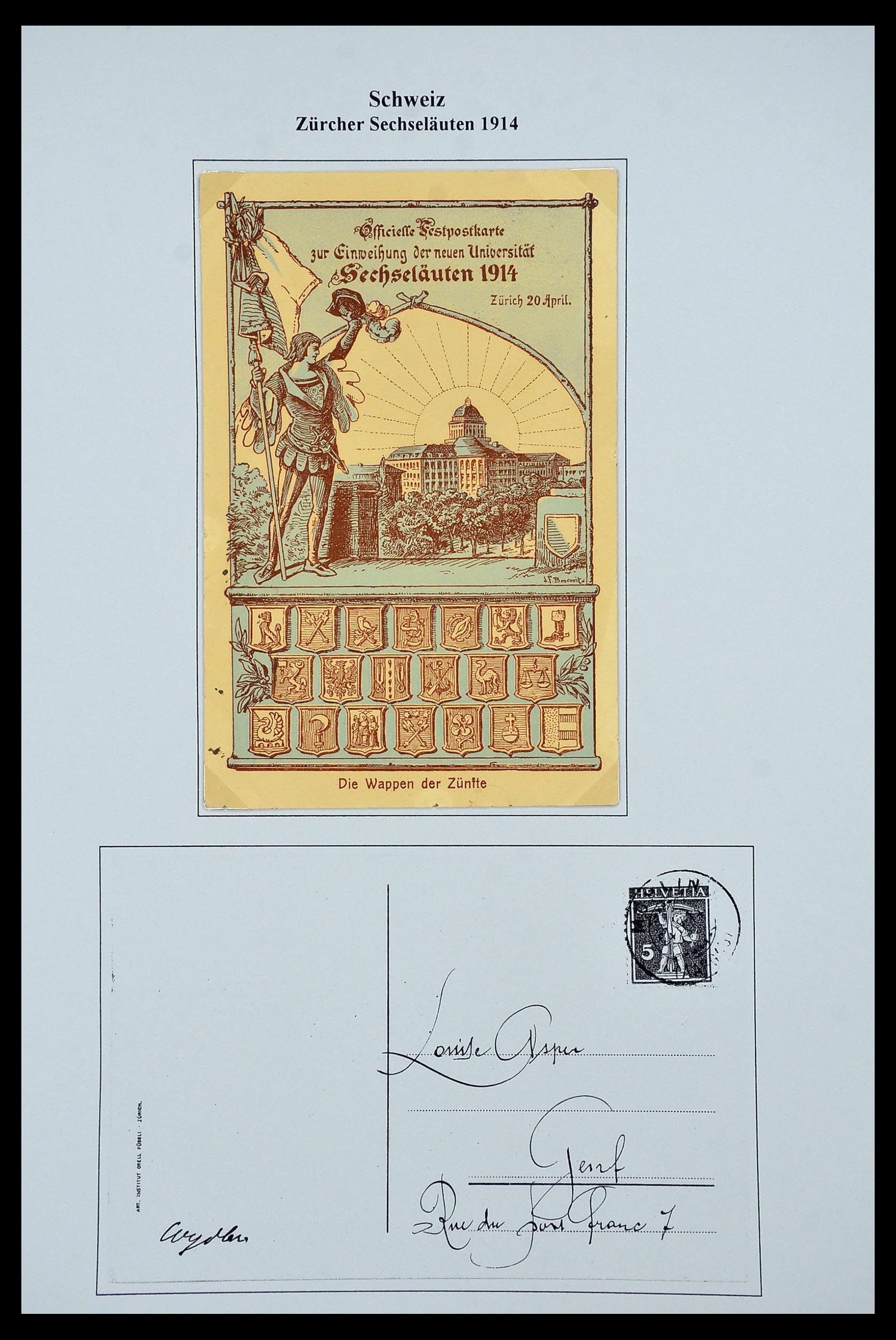 34244 050 - Postzegelverzameling 34244 Zwitserland 1822(!)-1989.