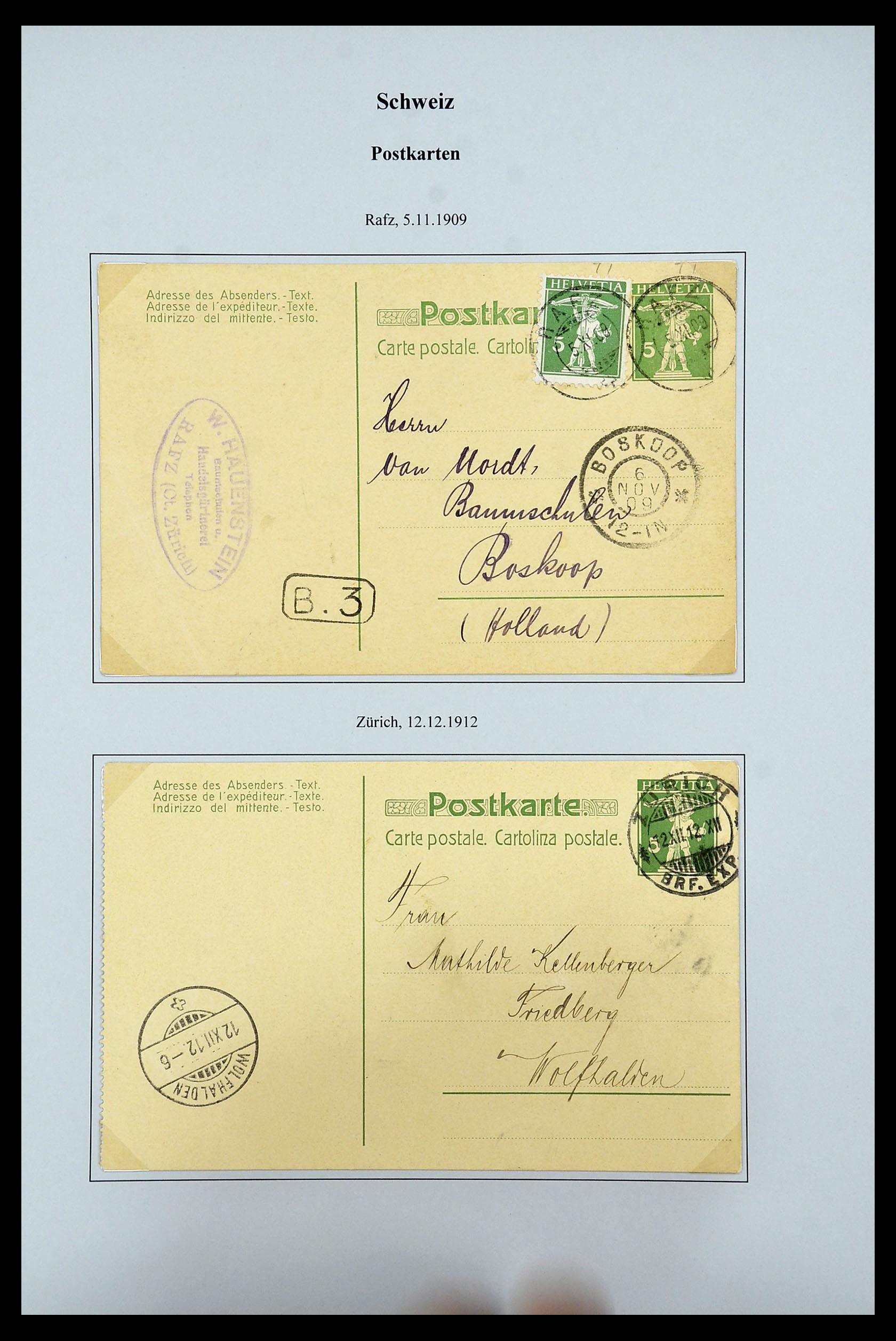 34244 052 - Postzegelverzameling 34244 Zwitserland 1822(!)-1989.