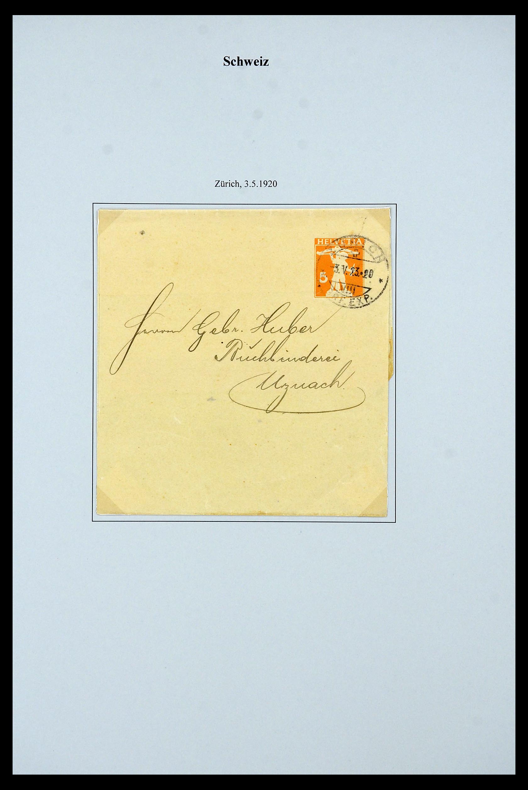 34244 054 - Postzegelverzameling 34244 Zwitserland 1822(!)-1989.