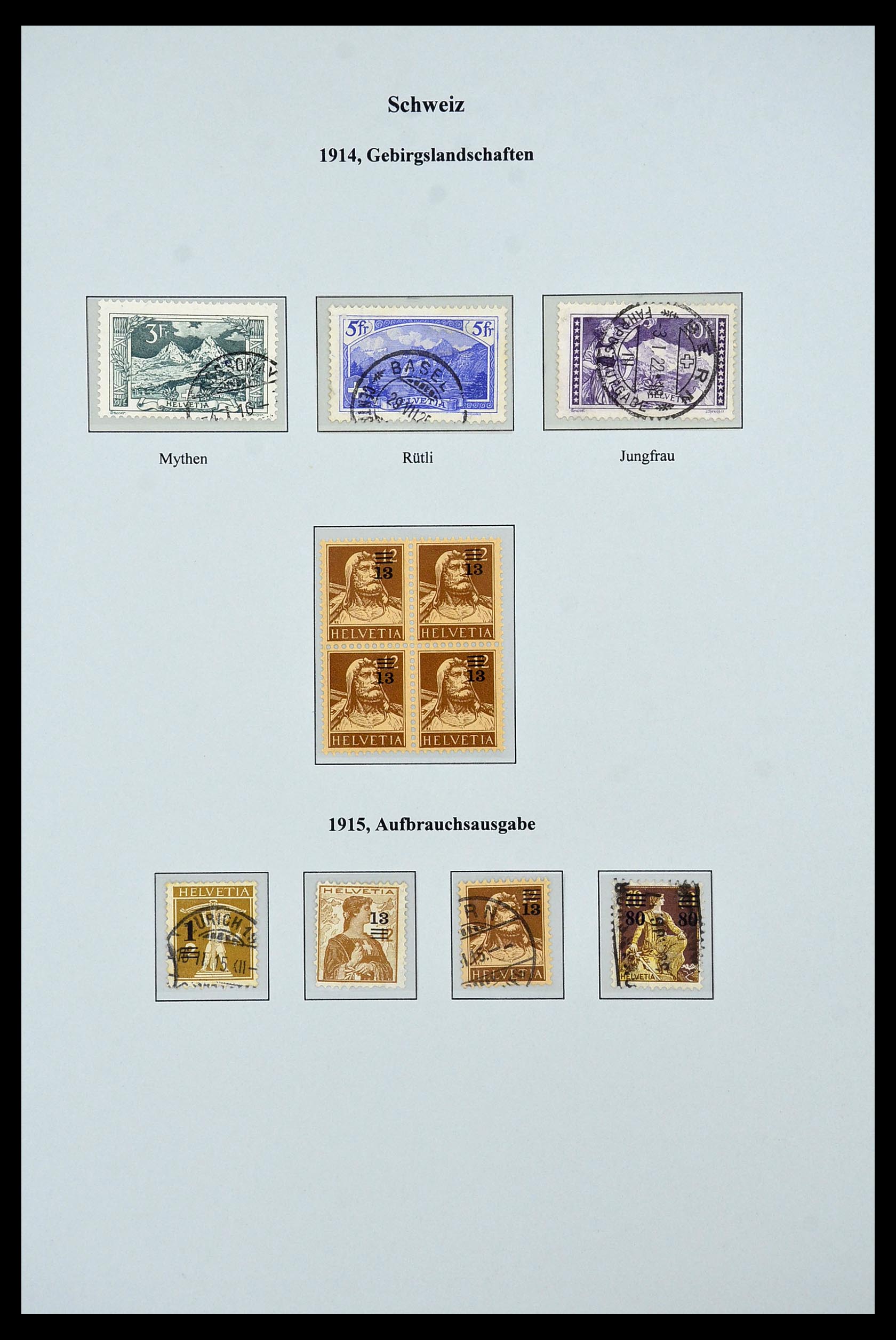 34244 063 - Postzegelverzameling 34244 Zwitserland 1822(!)-1989.